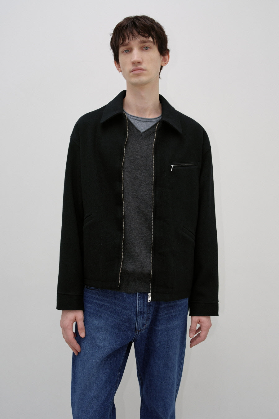 Insilence - Vintage Wool Sports Jacket (Black) product image 6 | TRAB K-Fashion Australia