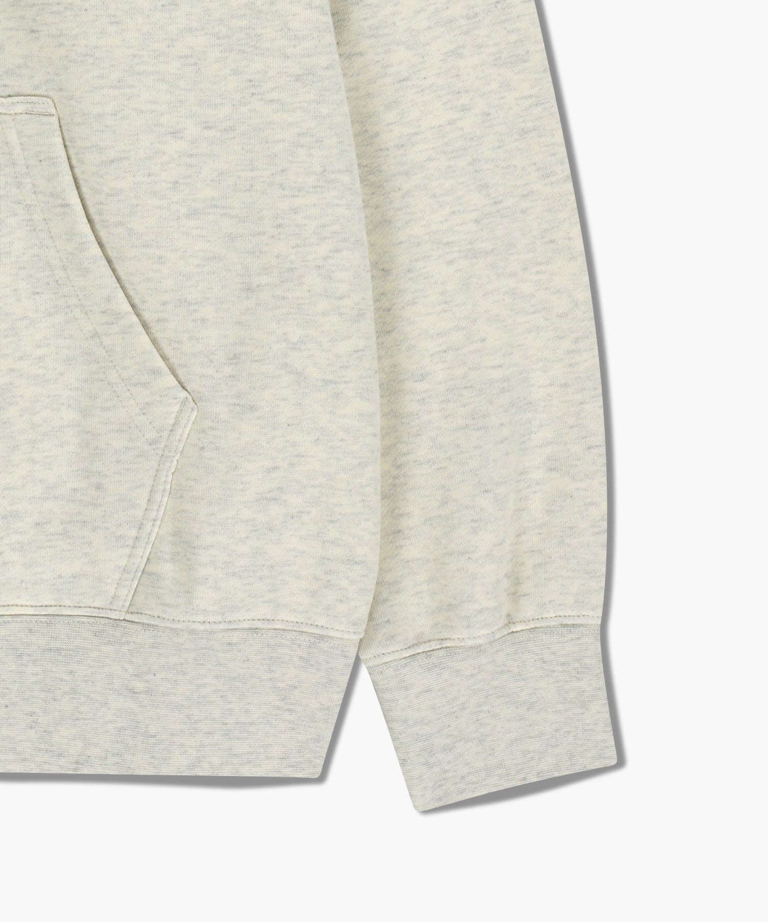 Marithe & Francois Girbaud - Classic Logo Embroidery Hoodie (brushed) (Oatmeal) product image 11 | TRAB K-Fashion Australia