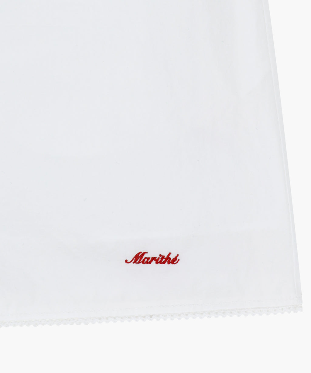 Marithe & Francois Girbaud - Lace Hem Shorts (White) product image 13 | TRAB K-Fashion Australia