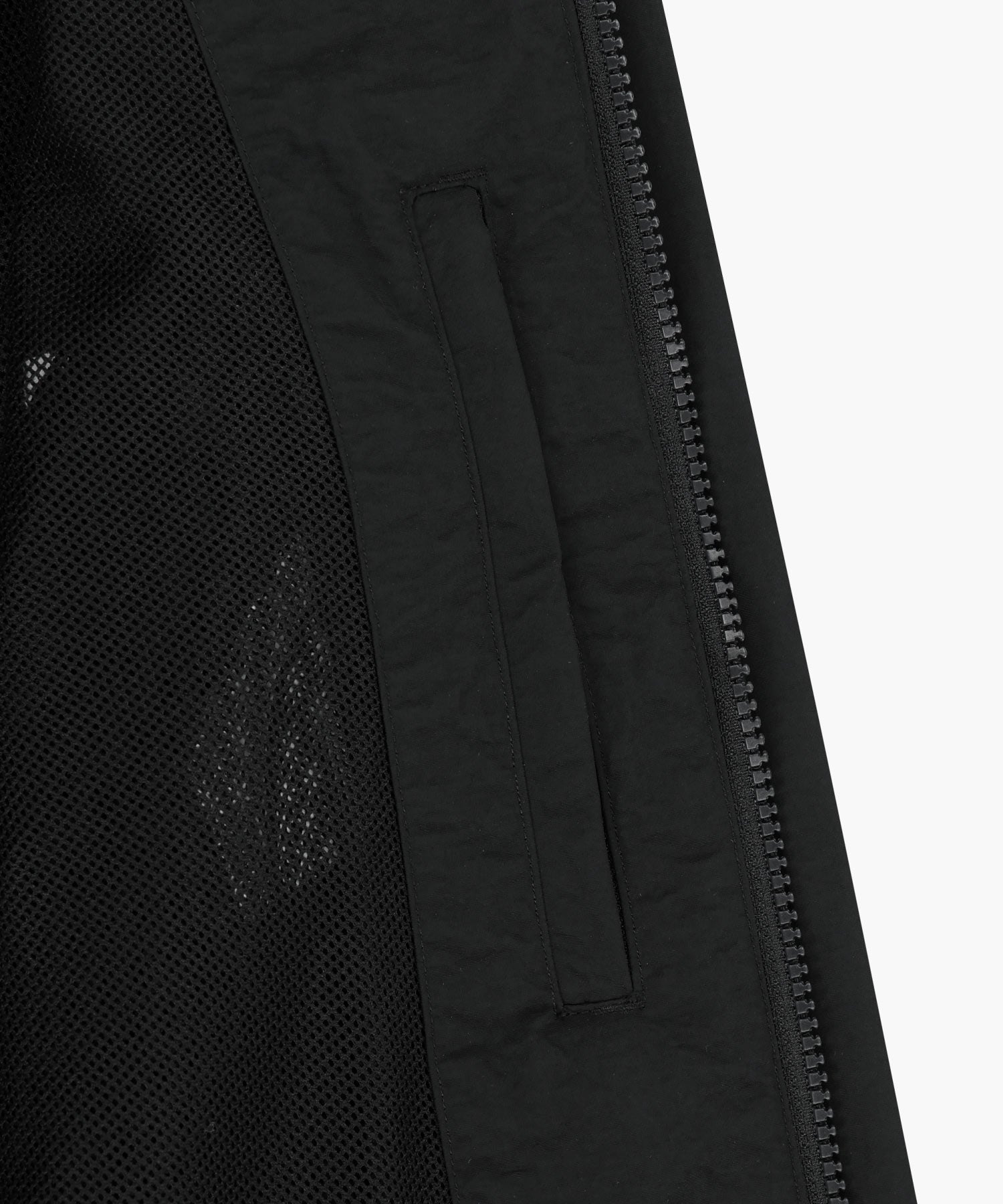 Marithe & Francois Girbaud - Classic Logo High Neck Wind Jacket (Black) product image 11 | TRAB K-Fashion Australia