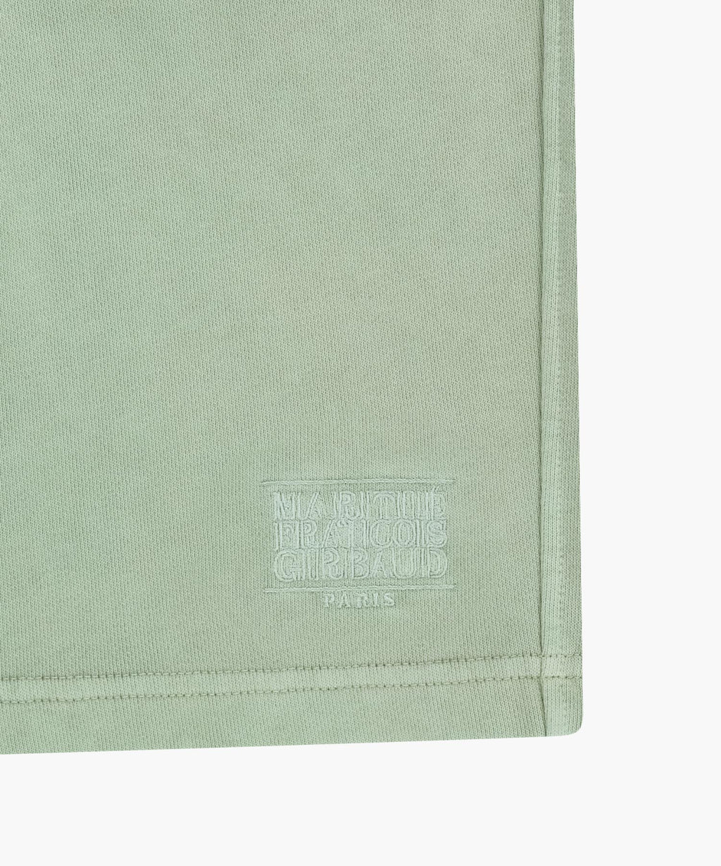 Marithe & Francois Girbaud - Outline Classic Logo Dyeing Bermuda Sweat Shorts (Mint) product image 11 | TRAB K-Fashion Australia