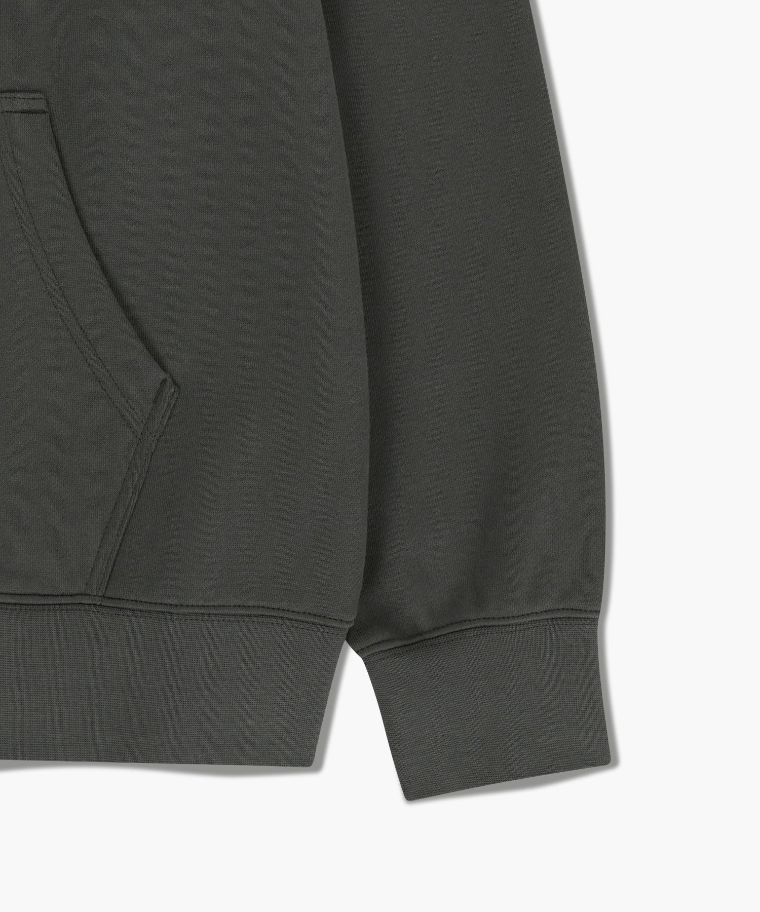 Marithe & Francois Girbaud - Classic Logo Embroidery Hoodie (brushed) (Charcoal) product image 14 | TRAB K-Fashion Australia