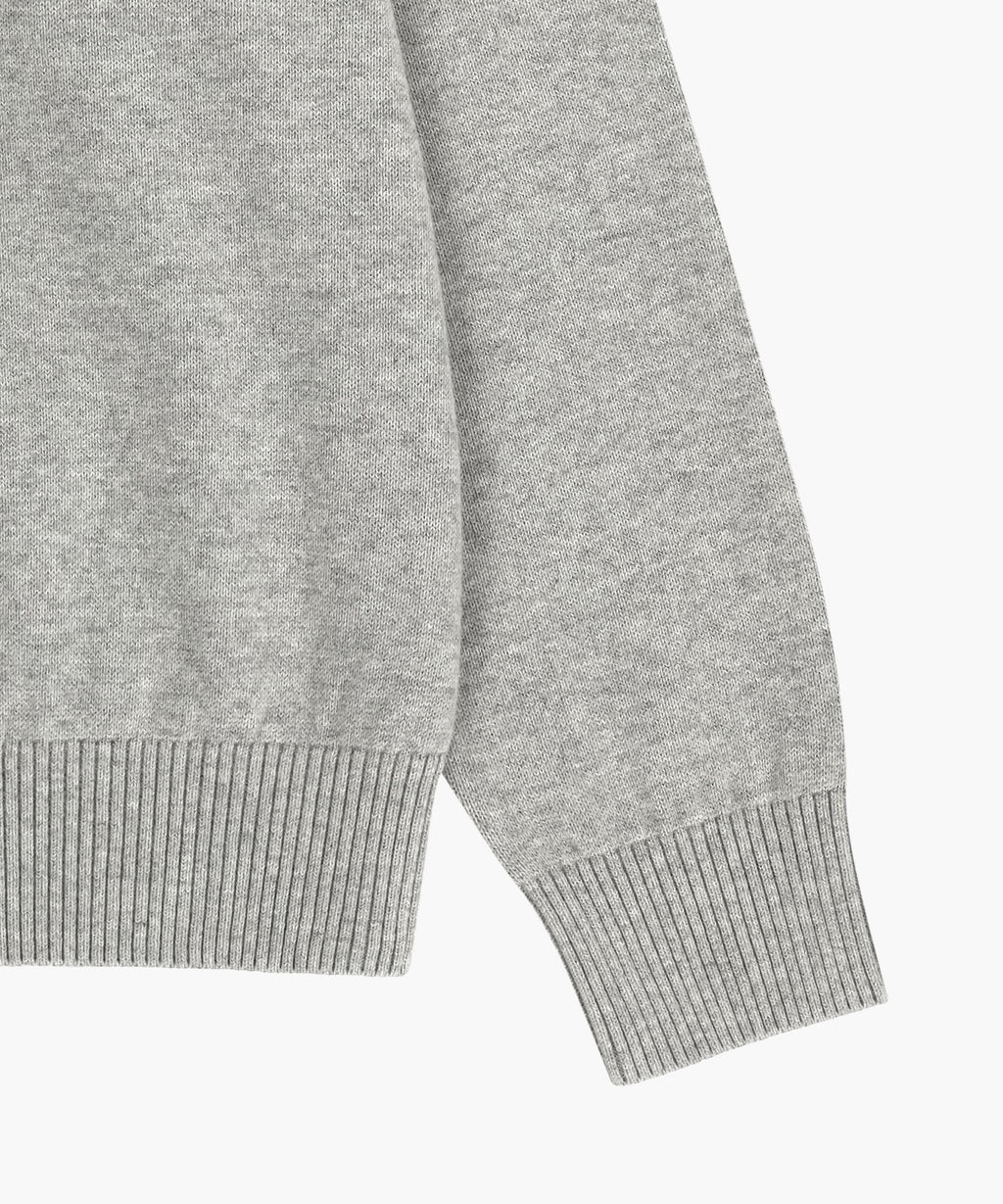 Marithe & Francois Girbaud - Drawing Classic Logo Knit Pullover (Melange Gray) product image 10 | TRAB K-Fashion Australia