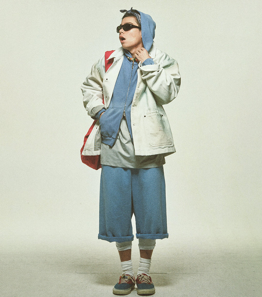 Llege - Damaged Work Jacket (Cement White) product image 7 | TRAB K-Fashion Australia