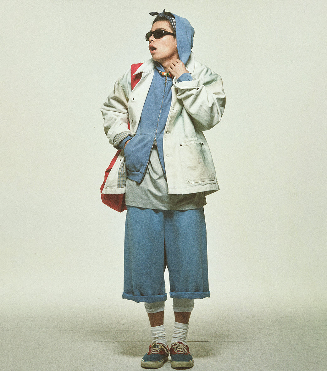 Llege - Damaged Work Jacket (Cement White) product image 7 | TRAB K-Fashion Australia