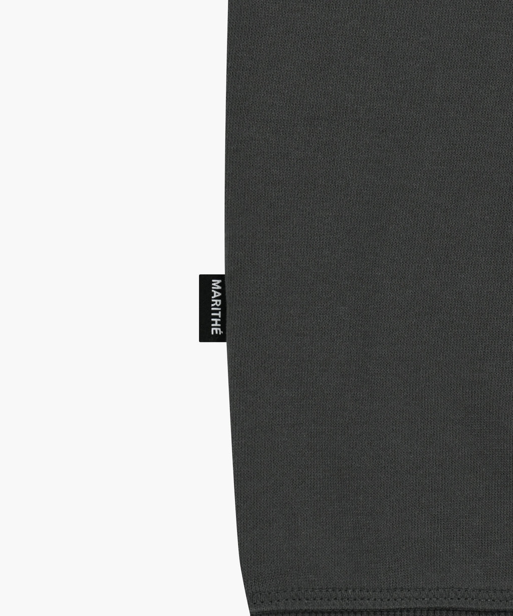 Marithe & Francois Girbaud - Lettering Logo Over Fit Sweatshirt (Charcoal) product image 11 | TRAB K-Fashion Australia