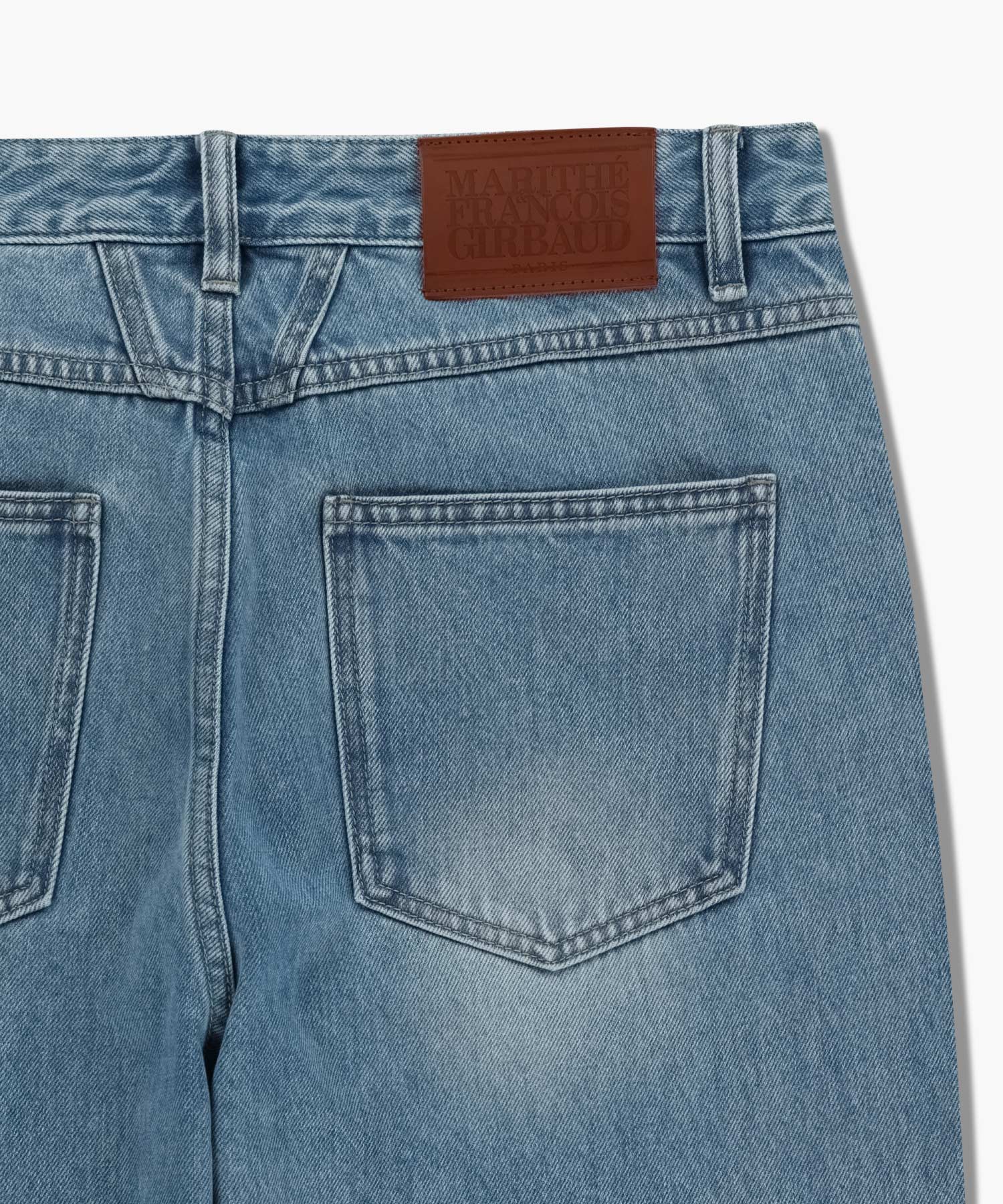 Marithe & Francois Girbaud - Slim Straight Denim Pants (Light Blue) product image 11 | TRAB K-Fashion Australia