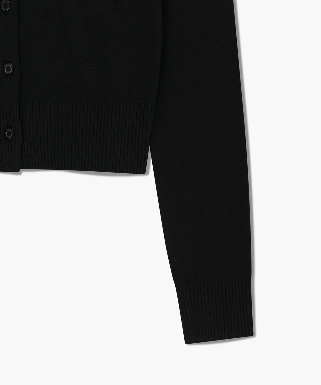 Marithe & Francois Girbaud - Half Knit Round Neck Cardigan Set Up (Black) product image 11 | TRAB K-Fashion Australia