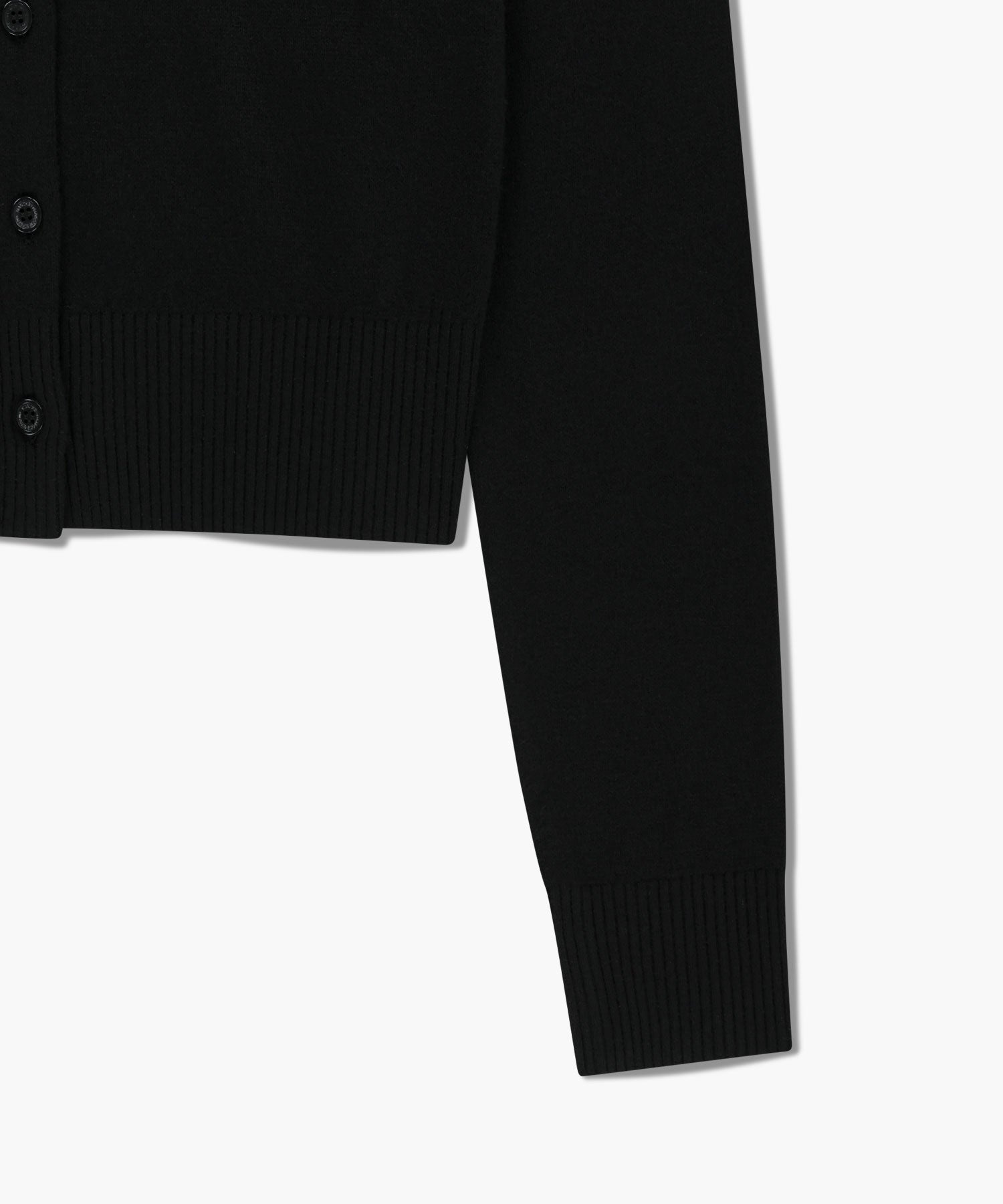 Marithe & Francois Girbaud - Half Knit Round Neck Cardigan Set Up (Black) product image 11 | TRAB K-Fashion Australia