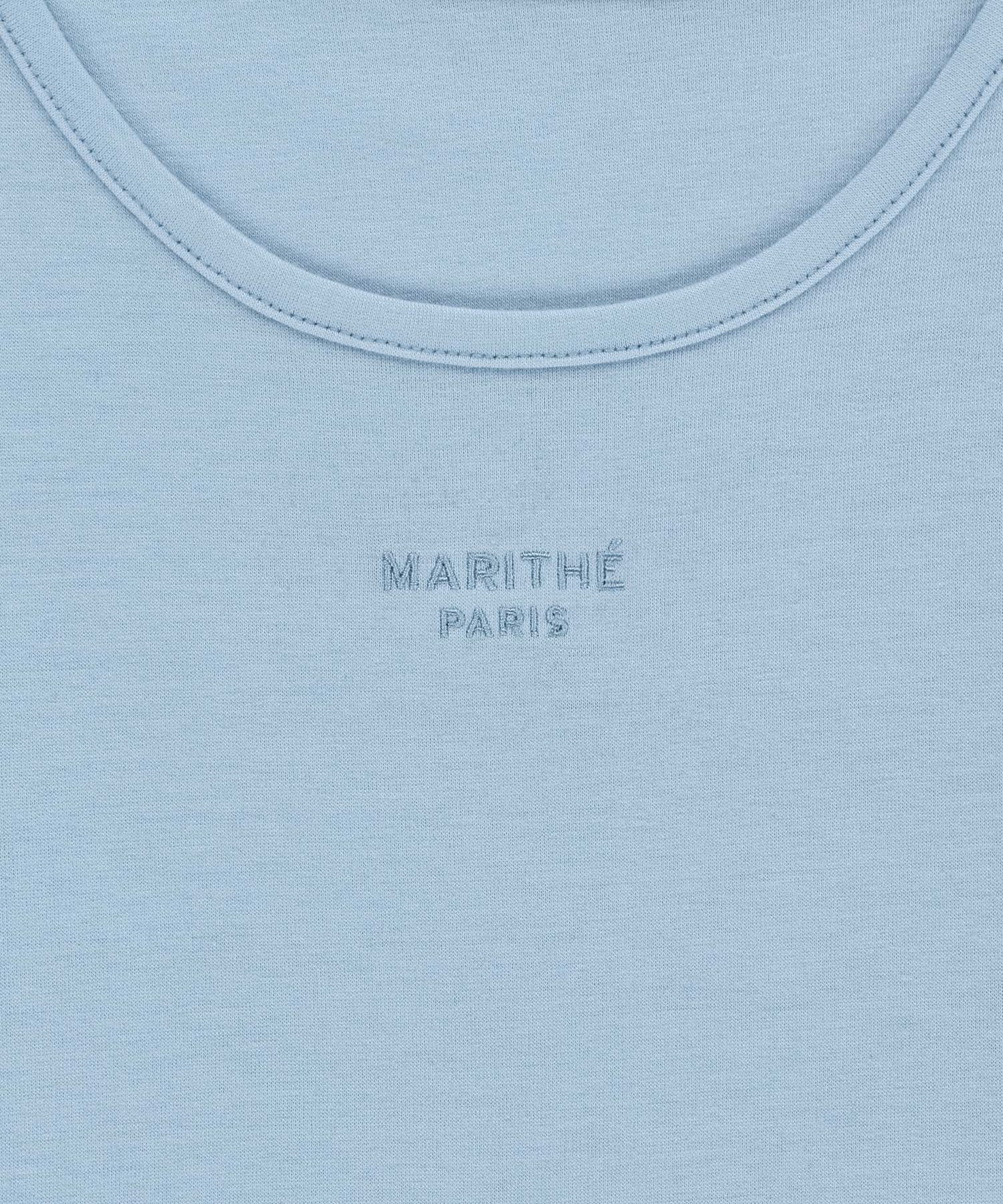 Marithe & Francois Girbaud - Layered Jersey Long Sleeve (Sky Blue) product image 11 | TRAB K-Fashion Australia