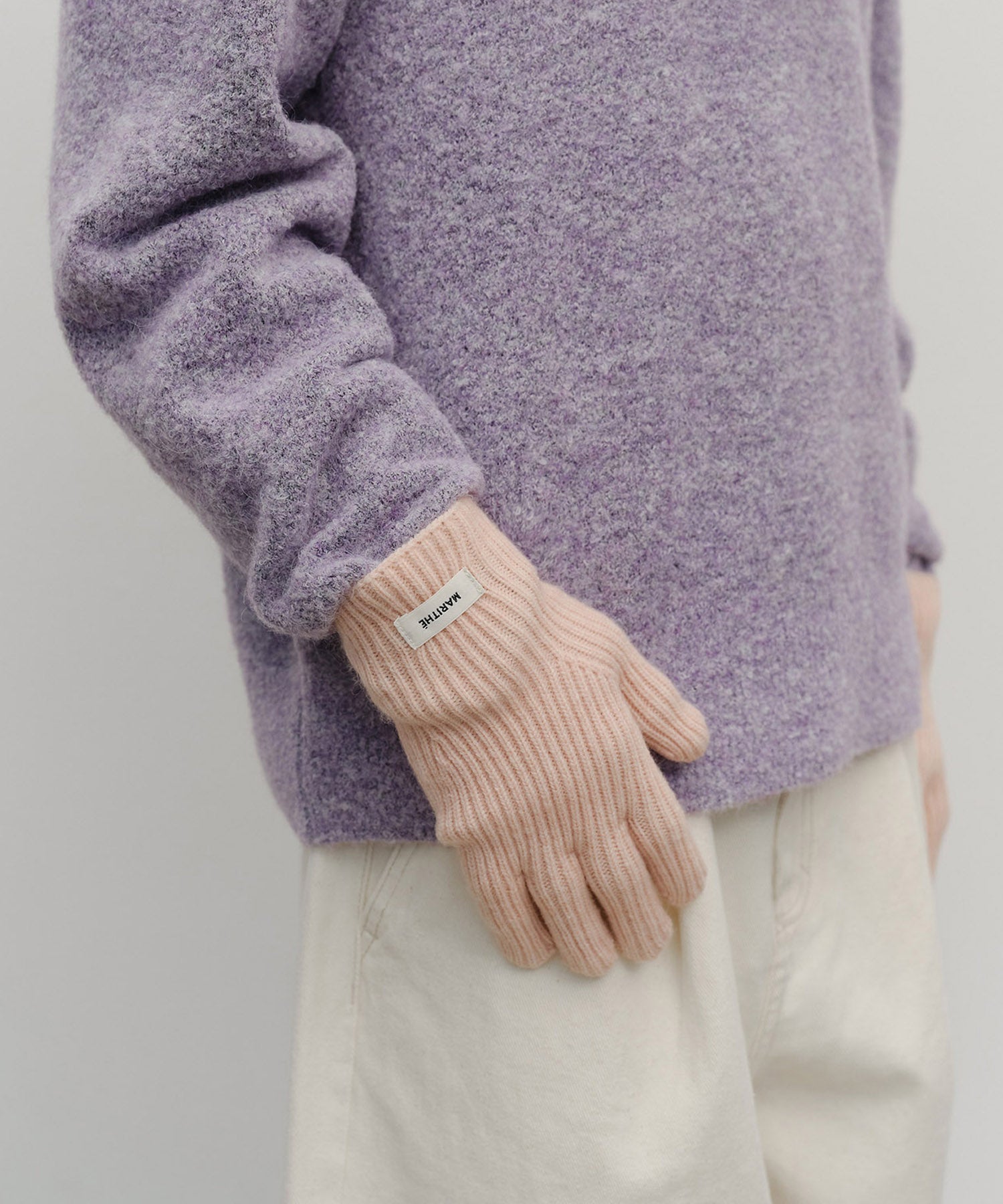 Marithe & Francois Girbaud - Regular Logo Muffler&glove (Pink) product image 11 | TRAB K-Fashion Australia