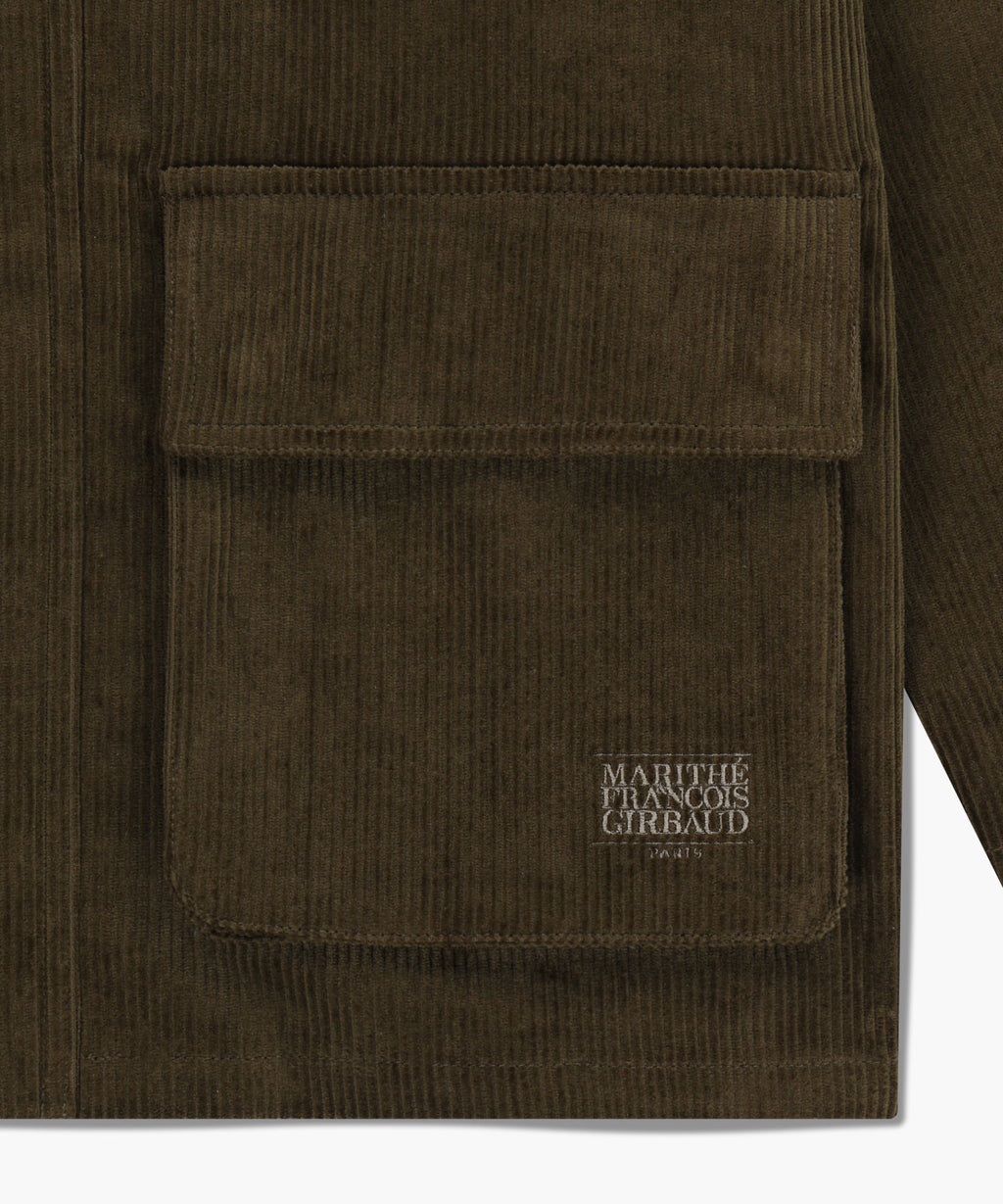 Marithe & Francois Girbaud - Corduroy Hunting Jacket (Khaki) product image 13 | TRAB K-Fashion Australia