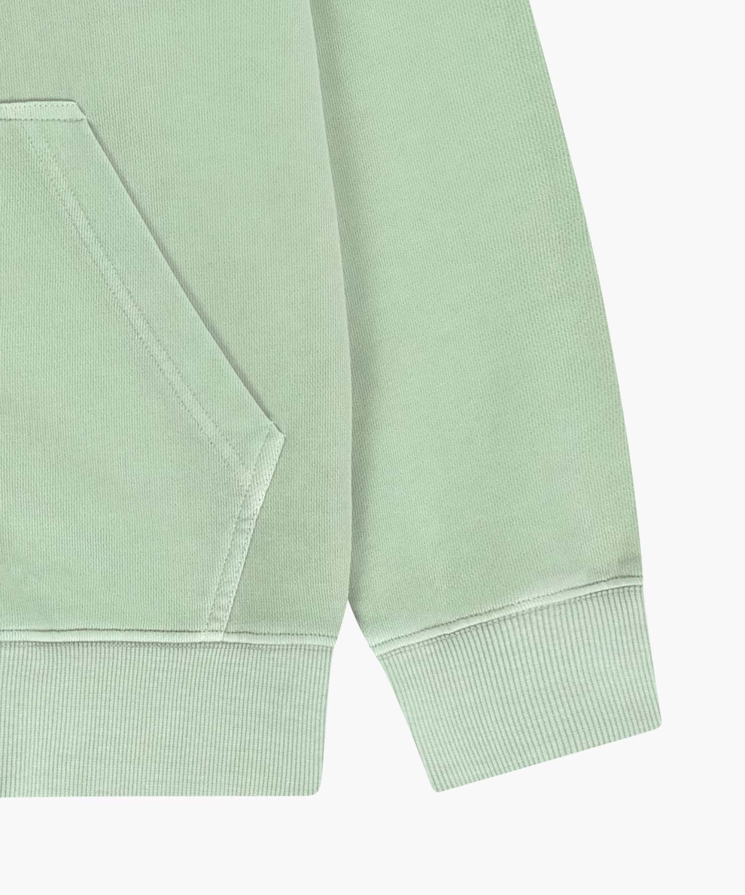 Marithe & Francois Girbaud - Classic Logo Dyeing Hoodie Zipup (Mint) product image 11 | TRAB K-Fashion Australia