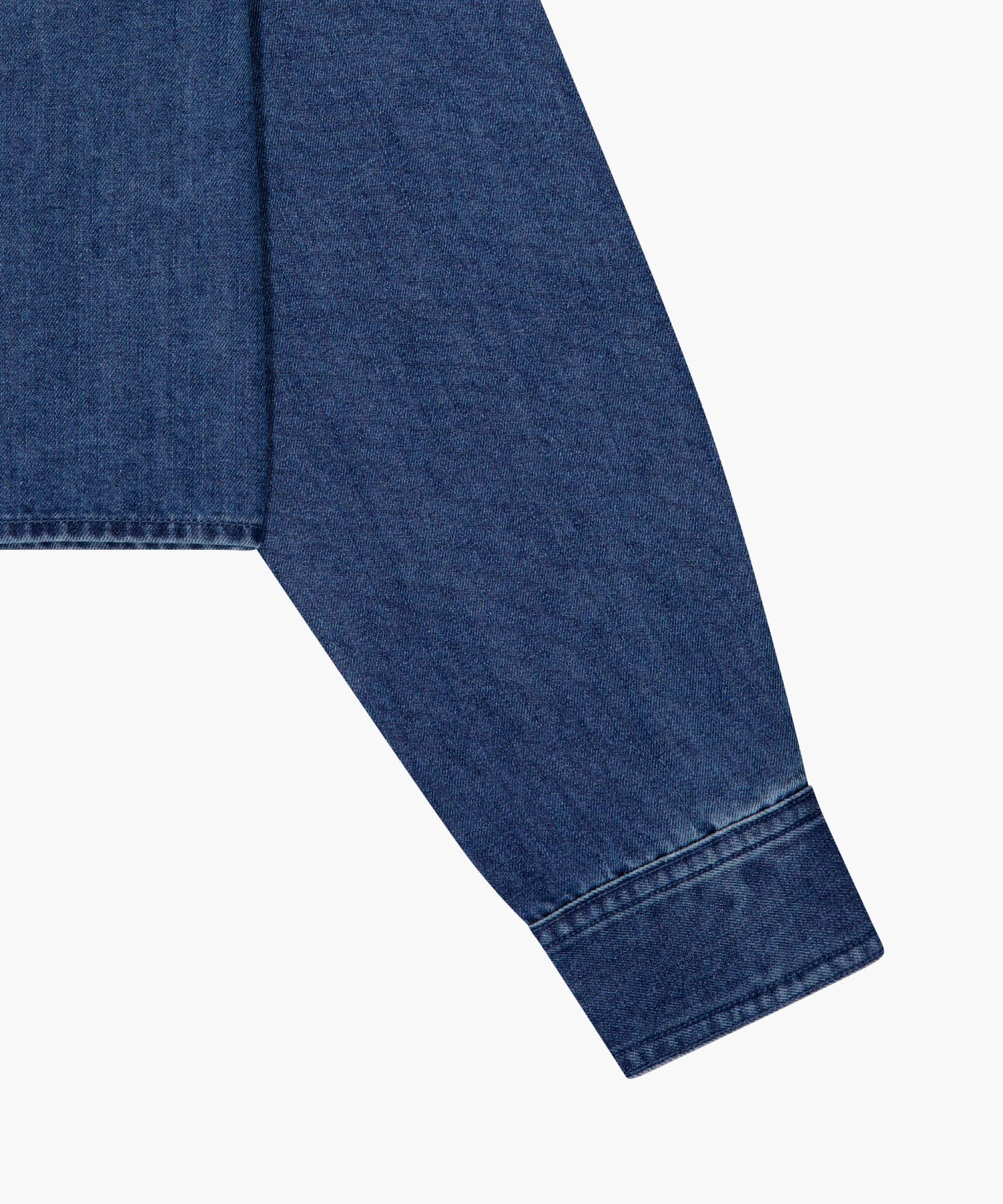 Marithe & Francois Girbaud - Crop Denim Shirt (Blue) product image 11 | TRAB K-Fashion Australia
