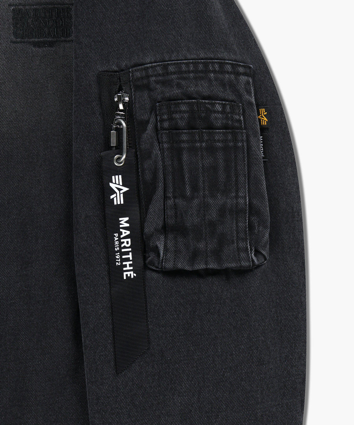 Marithe & Francois Girbaud - Marithe X Alpha Industries Ma-1 Jumper (Black) product image 11 | TRAB K-Fashion Australia