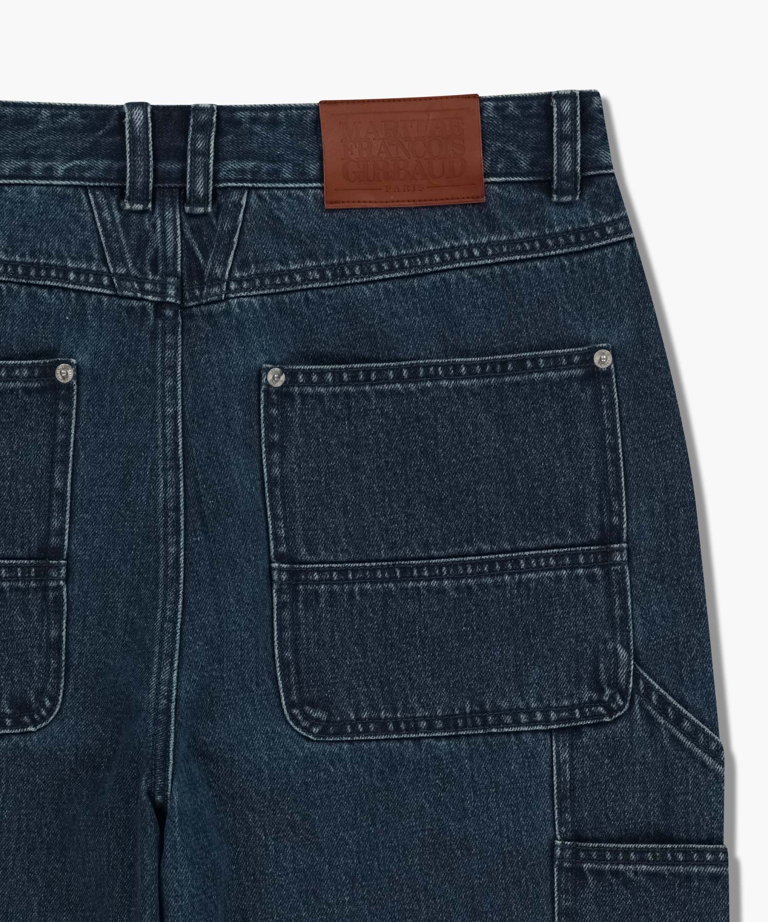 Marithe & Francois Girbaud - Double Knee Carpenter Denim Pants (Dark Blue) product image 11 | TRAB K-Fashion Australia