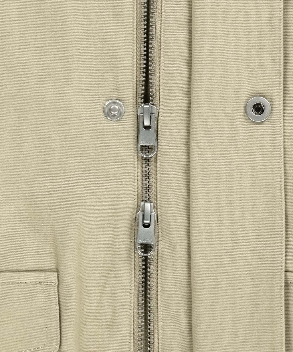 Marithe & Francois Girbaud - Basic Harrington Jacket (Beige) product image 14 | TRAB K-Fashion Australia