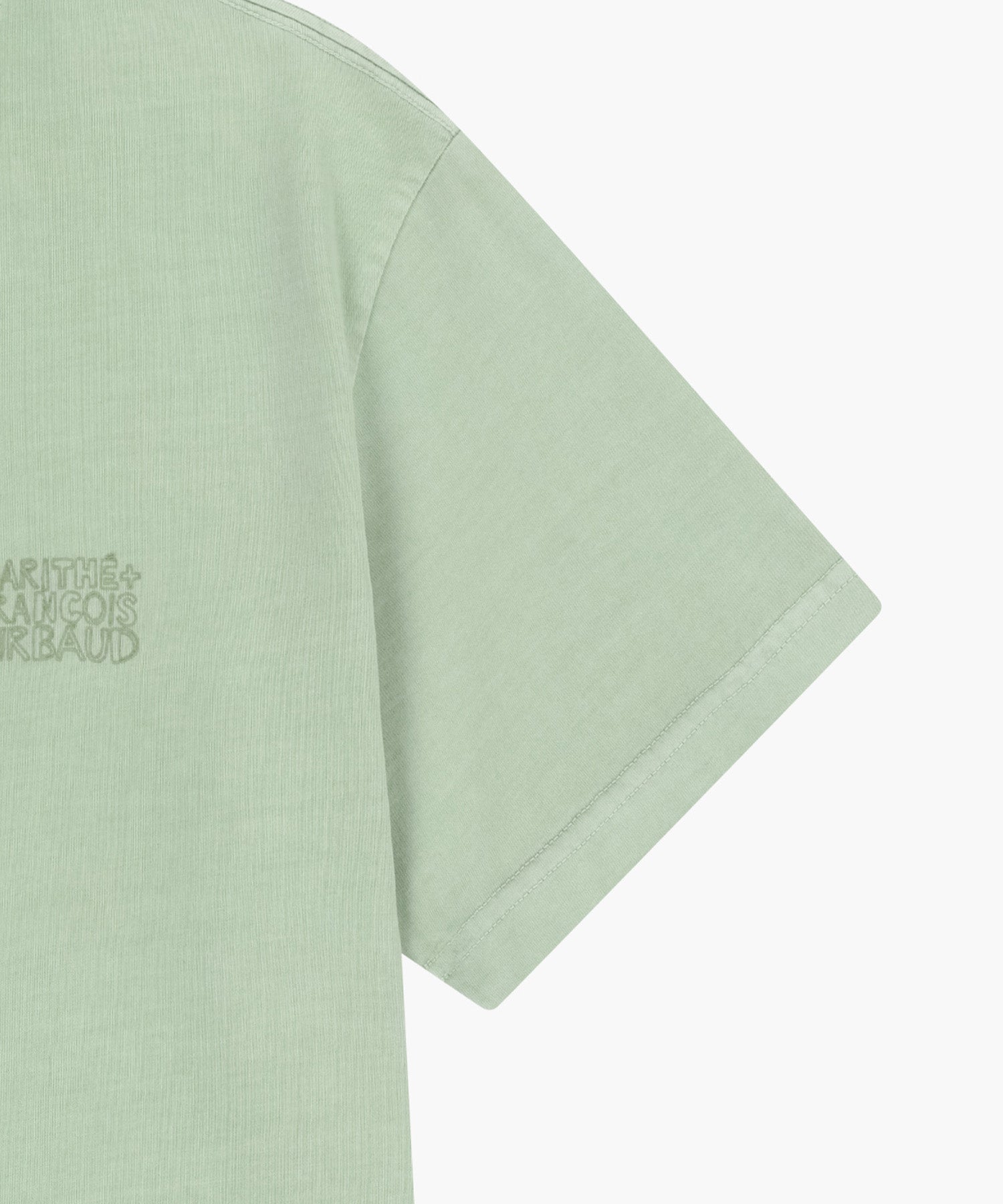 Marithe & Francois Girbaud - Drawing Logo Dyeing Tee (Mint) product image 11 | TRAB K-Fashion Australia