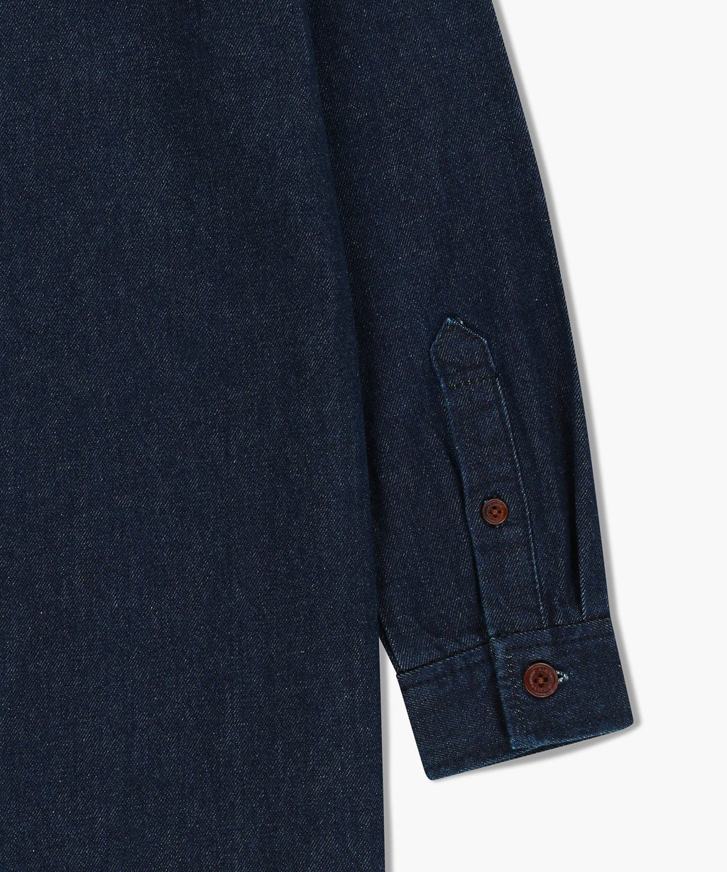 Marithe & Francois Girbaud - Denim Long Sleeve Dress (Dark Blue) product image 11 | TRAB K-Fashion Australia
