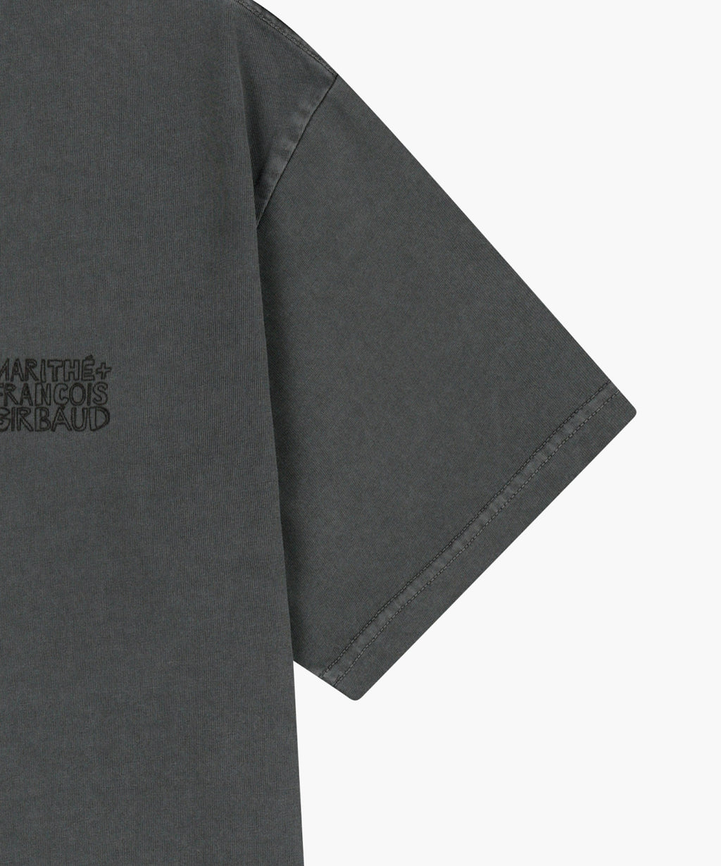 Marithe & Francois Girbaud - Drawing Logo Dyeing Tee (Charcoal) product image 11 | TRAB K-Fashion Australia