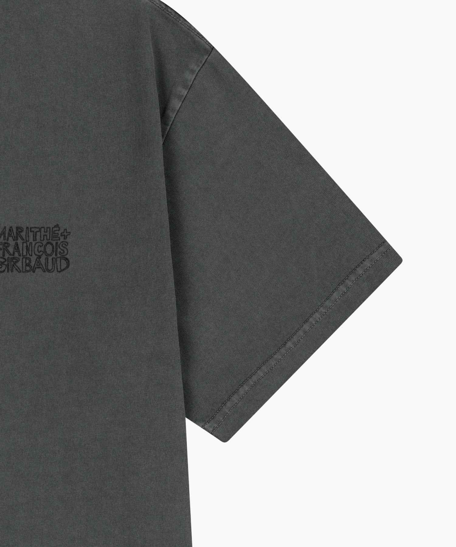 Marithe & Francois Girbaud - Drawing Logo Dyeing Tee (Charcoal) product image 11 | TRAB K-Fashion Australia