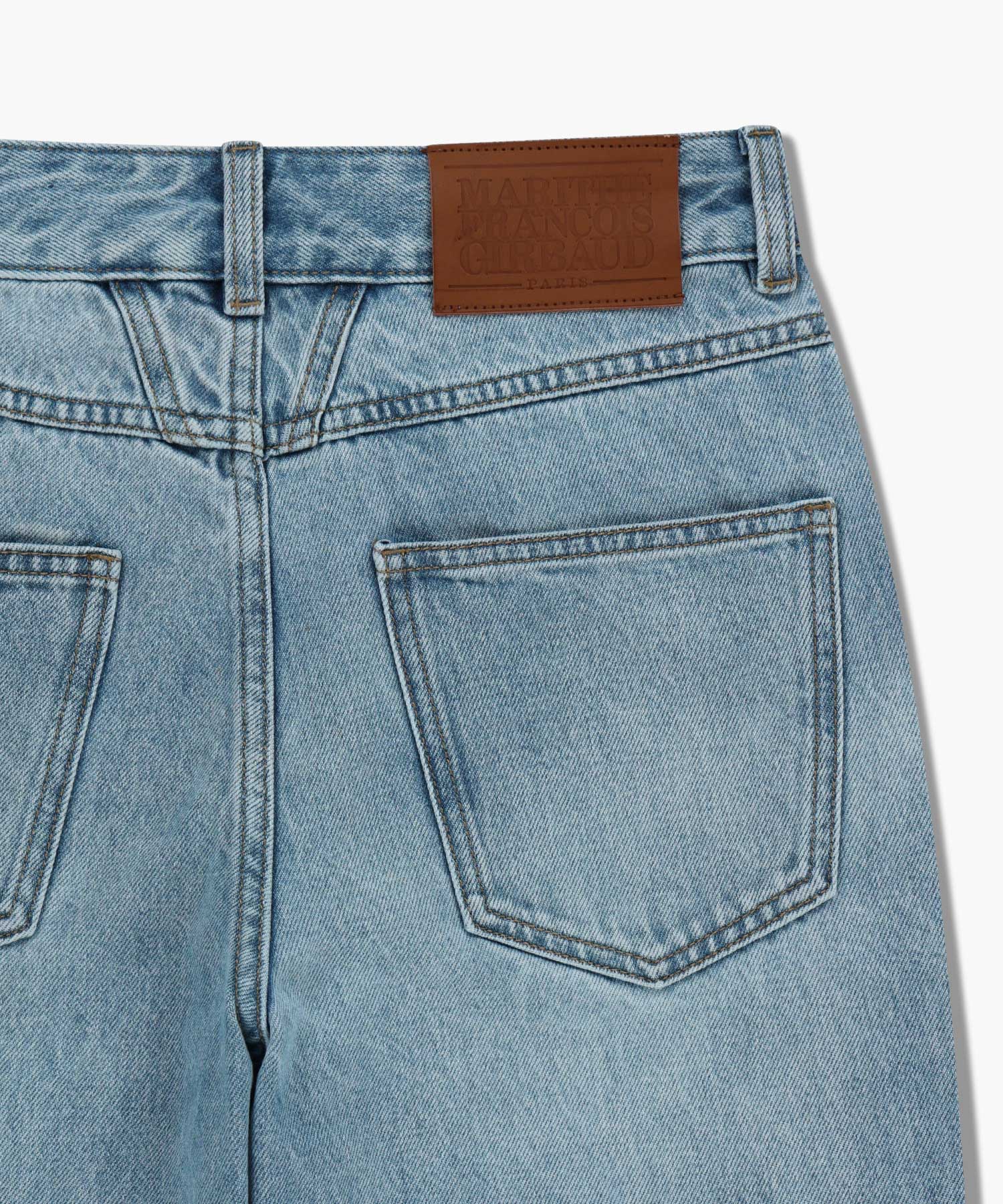 Marithe & Francois Girbaud - Slim Straight Denim Pants (Light Blue) product image 11 | TRAB K-Fashion Australia
