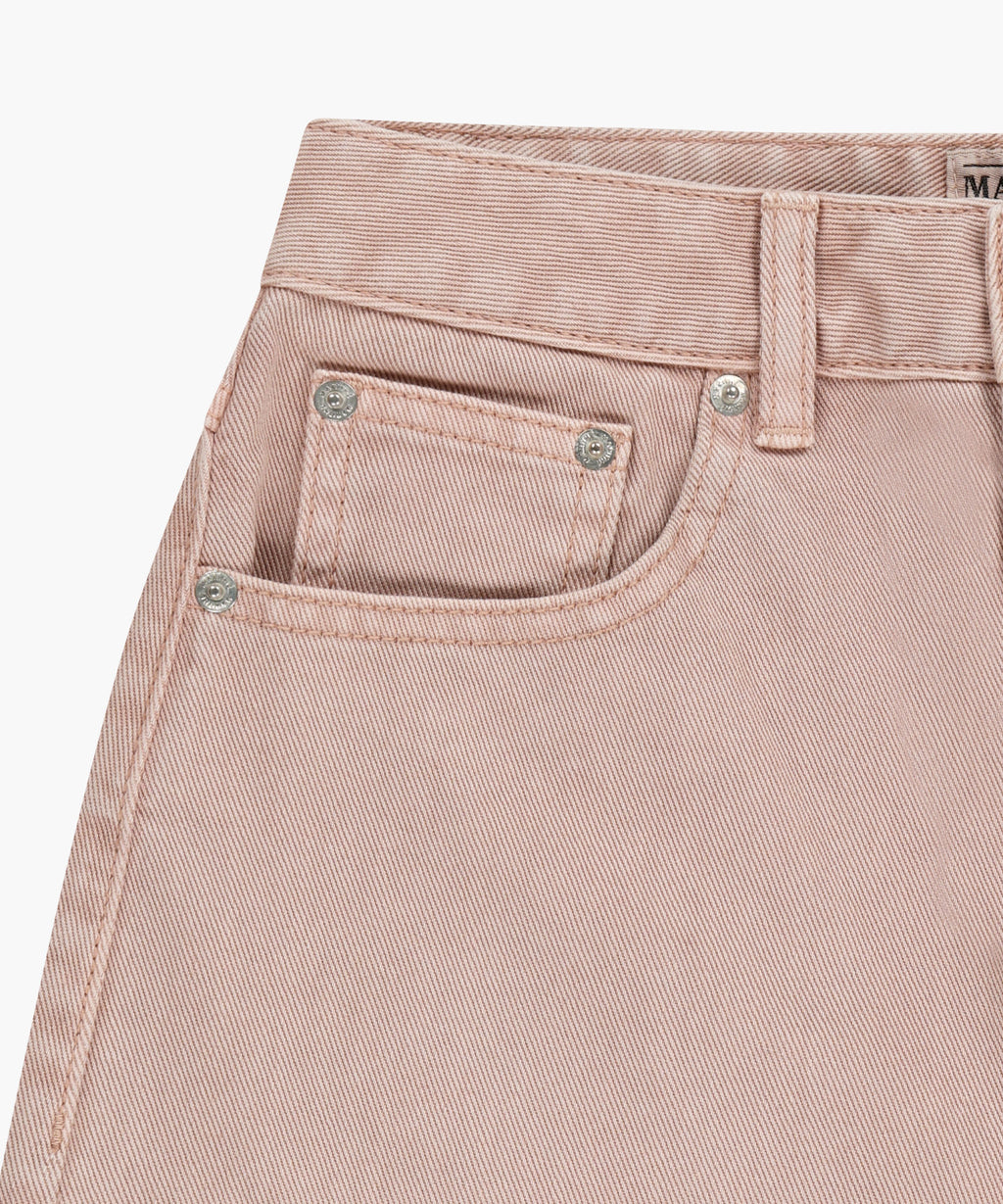 Marithe & Francois Girbaud - Long Bermuda Denim Pants (Dust Pink) product image 11 | TRAB K-Fashion Australia