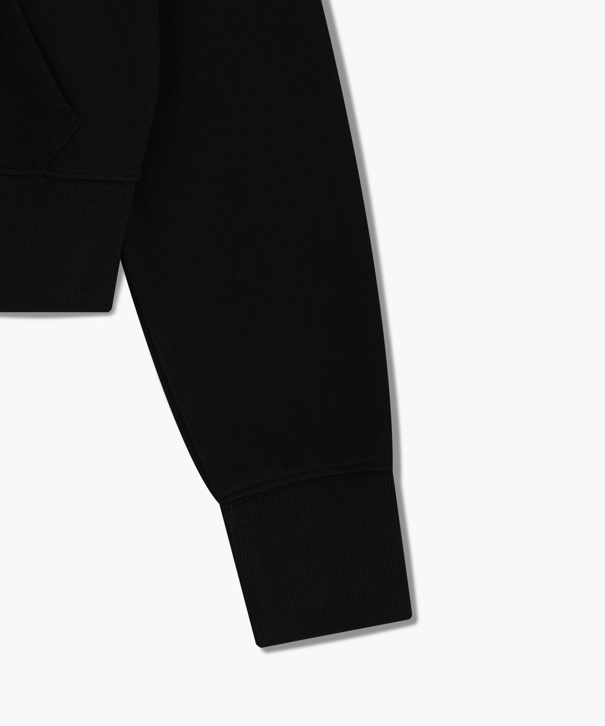 Marithe & Francois Girbaud - Embroidery Classic Logo Crop Hoodie Zipup (Black) product image 11 | TRAB K-Fashion Australia