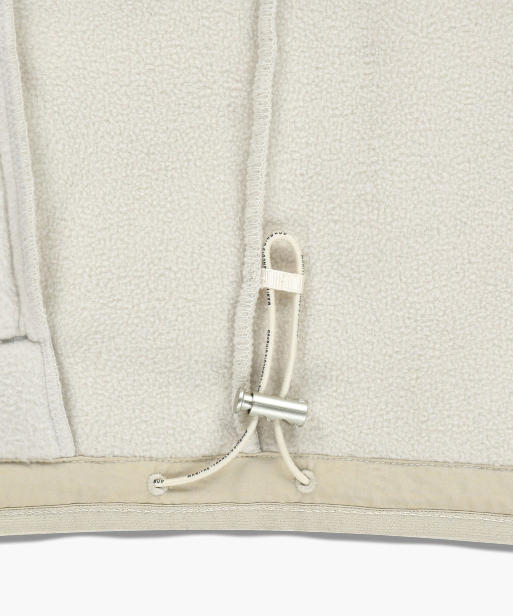 Marithe & Francois Girbaud - Marithe Sport W Fleece Crop Jacket (Ivory) product image 11 | TRAB K-Fashion Australia