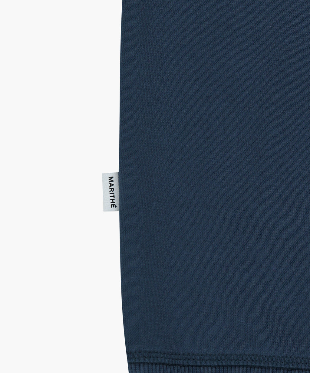 Marithe & Francois Girbaud - Lettering Logo Over Fit Sweatshirt (Blue) product image 11 | TRAB K-Fashion Australia