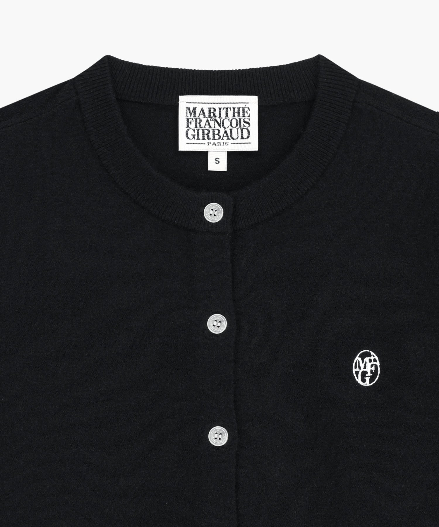 Marithe & Francois Girbaud - Basic Knit Cardigan Setup (Black) product image 11 | TRAB K-Fashion Australia
