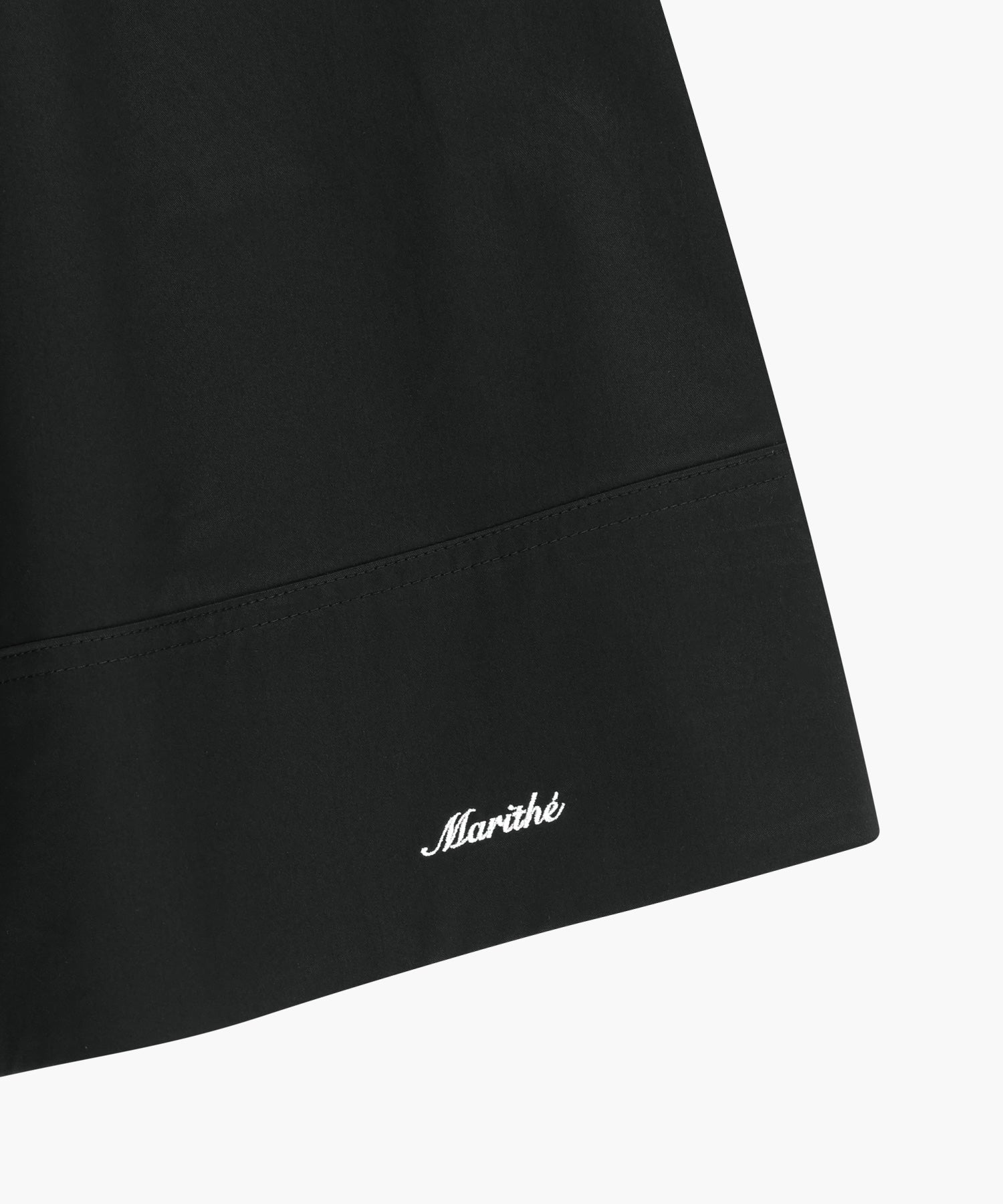 Marithe & Francois Girbaud - Cotton Waist Wrinkle Skirt (Black) product image 11 | TRAB K-Fashion Australia