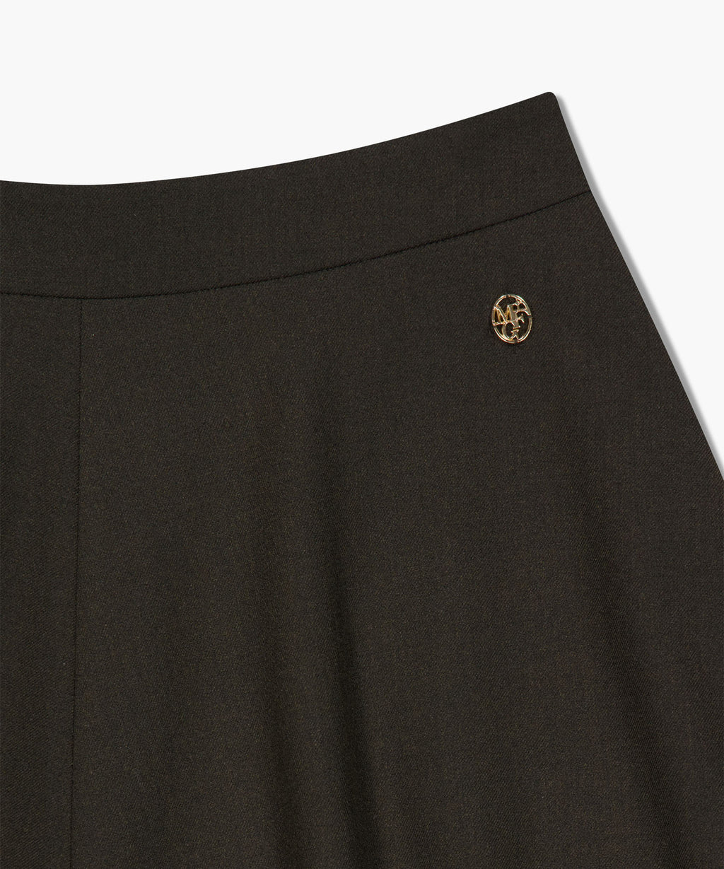 Marithe & Francois Girbaud - Long Flare Skirt (Brown) product image 11 | TRAB K-Fashion Australia