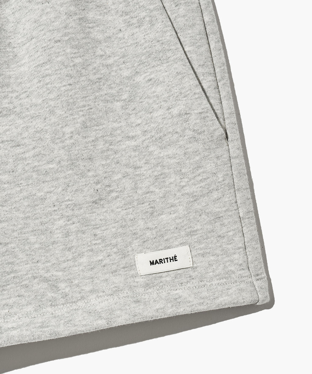 Marithe & Francois Girbaud - Basic Sweat Shorts (Light Heather Gray) product image 11 | TRAB K-Fashion Australia