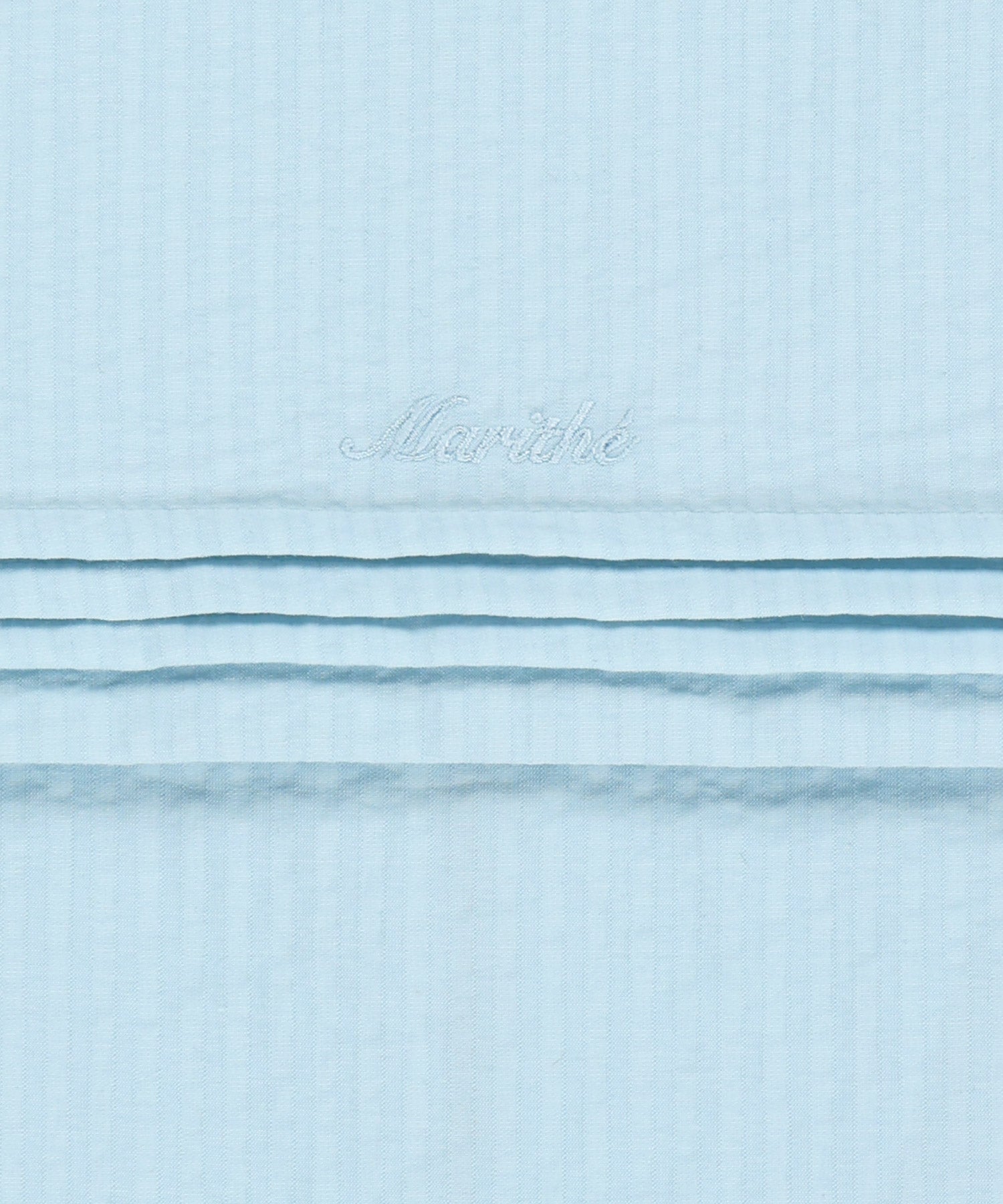 Marithe & Francois Girbaud - Pin Tuck Sailor Half Sleeve Shirt (Sky Blue) product image 11 | TRAB K-Fashion Australia