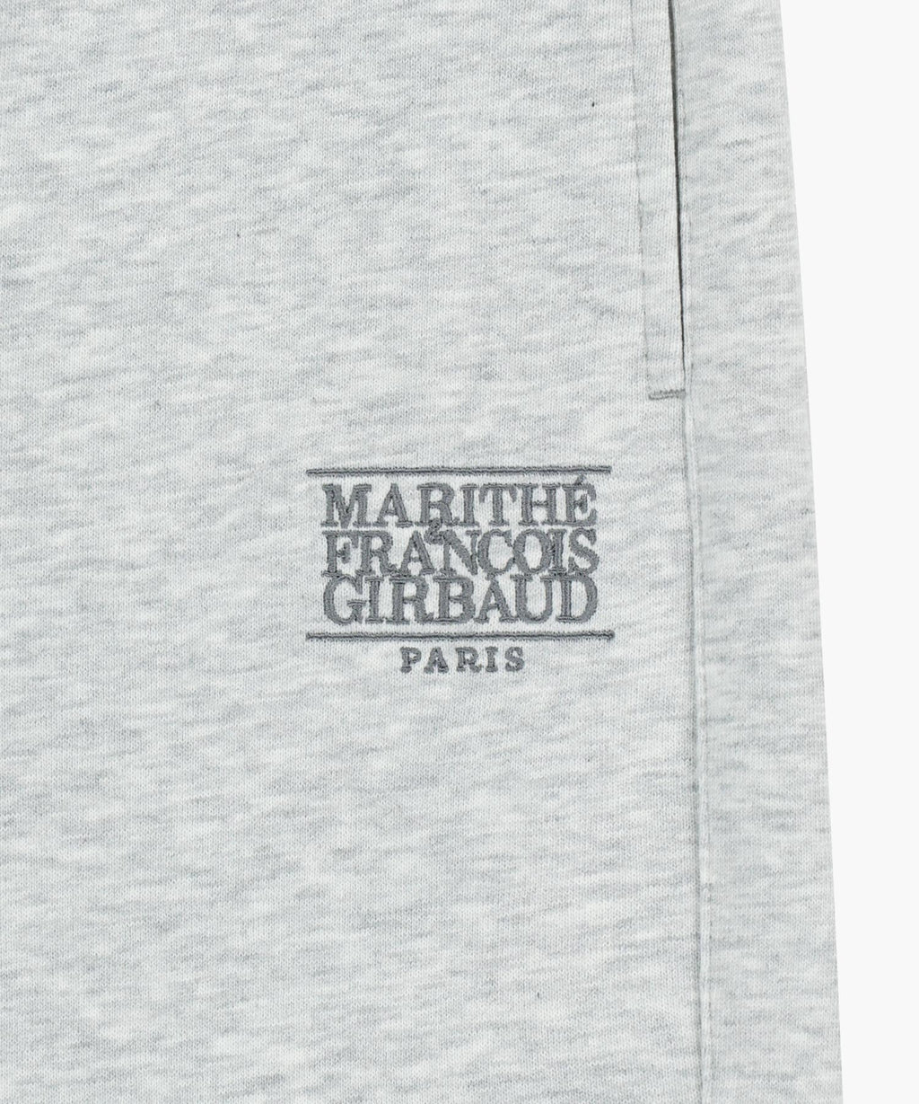 Marithe & Francois Girbaud - Classic Logo Sweat Shorts (Light Heather Gray) product image 11 | TRAB K-Fashion Australia