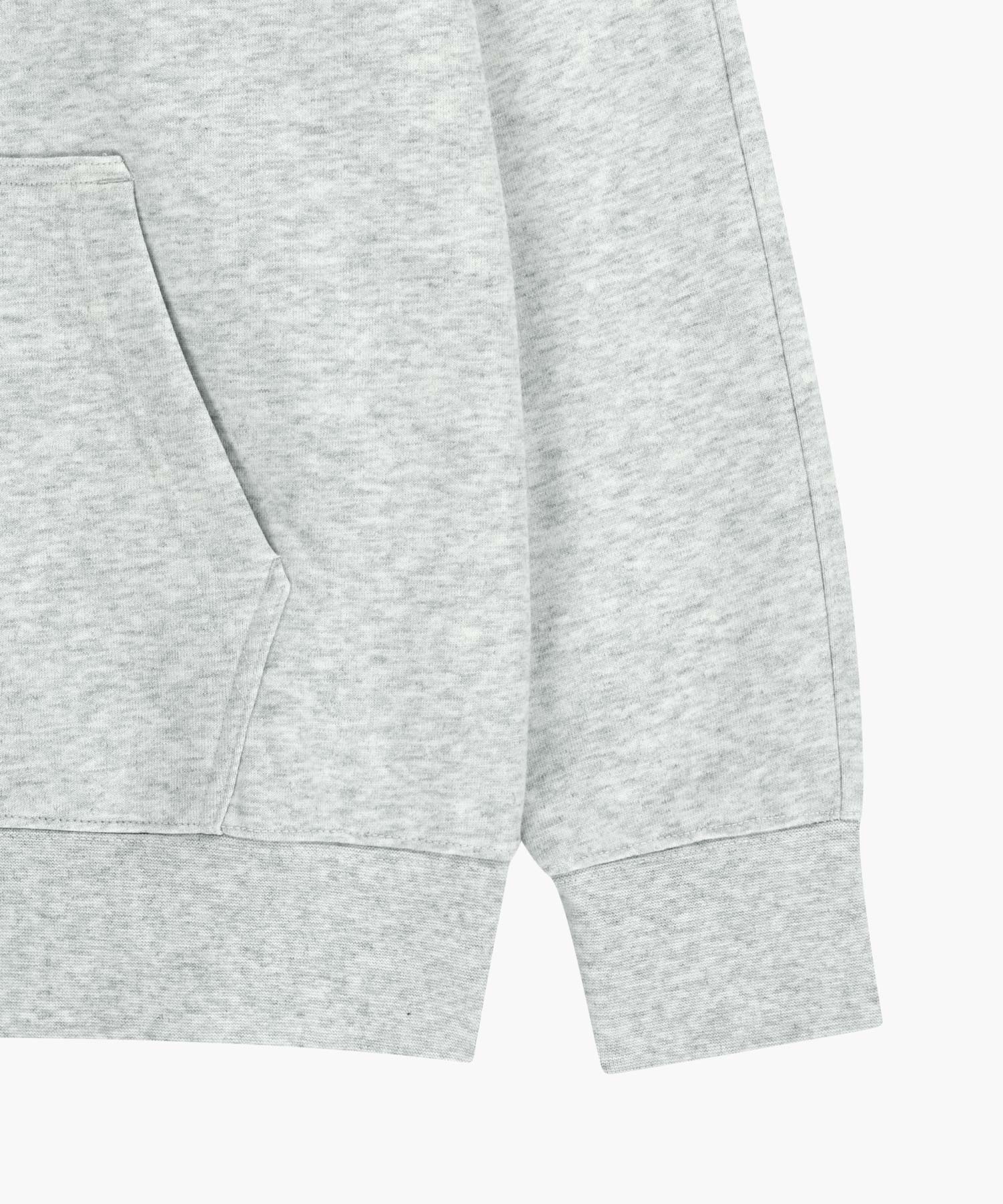 Marithe & Francois Girbaud - Classic Logo Applique Hoodie Zipup (Light Heather Gray) product image 11 | TRAB K-Fashion Australia