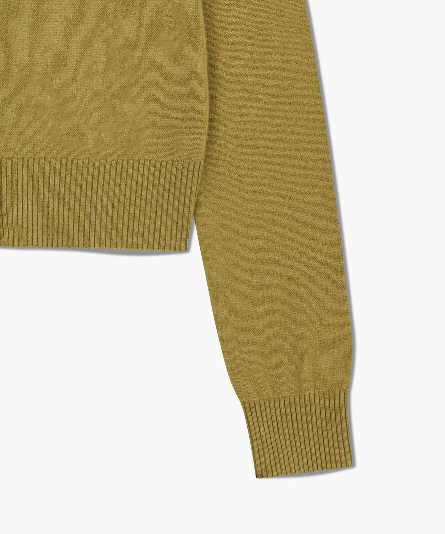 Marithe & Francois Girbaud - Half Knit Round Neck Cardigan Set Up (Olive) product image 11 | TRAB K-Fashion Australia