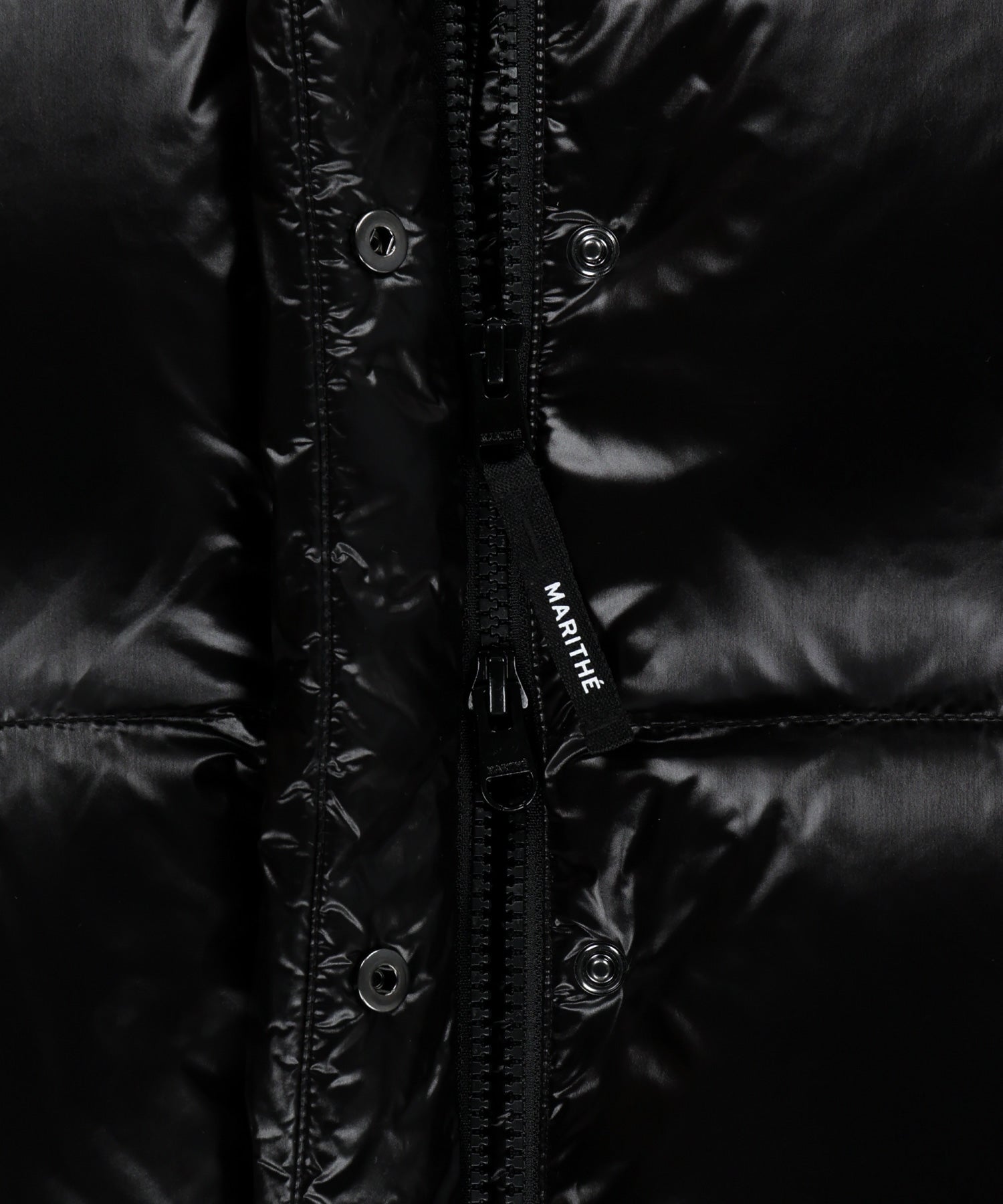 Marithe & Francois Girbaud - Glossy Crop Down Jacket (Black) product image 11 | TRAB K-Fashion Australia