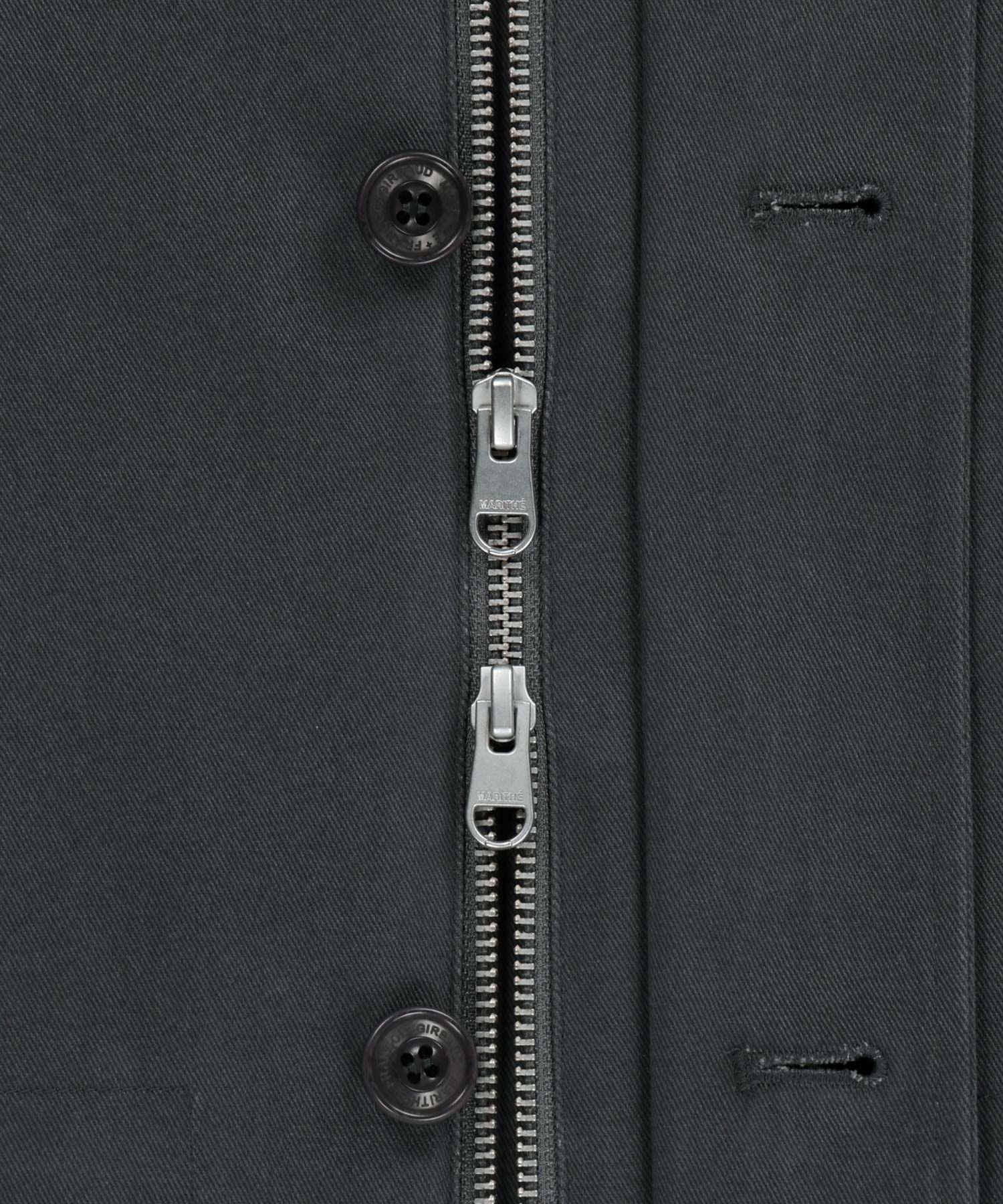 Marithe & Francois Girbaud - Cotton Washed Hunting Jacket (Charcoal) product image 11 | TRAB K-Fashion Australia
