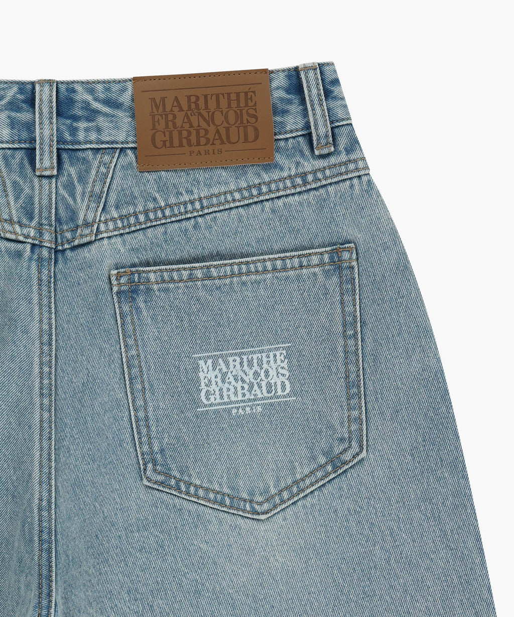 Marithe & Francois Girbaud - Mickey_w Bermuda Denim Pants (Light Blue) product image 11 | TRAB K-Fashion Australia