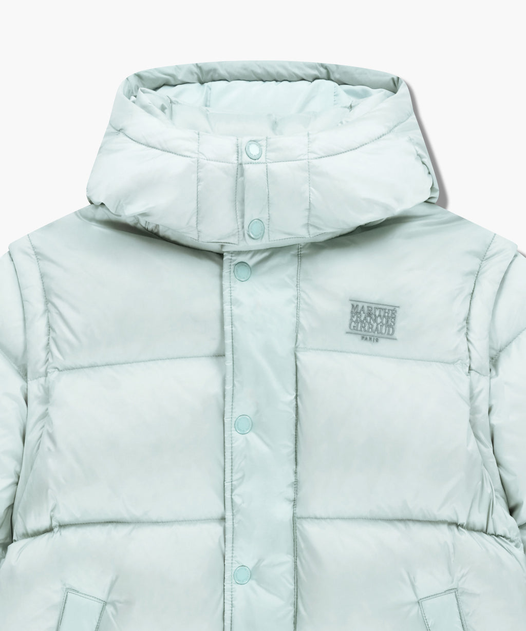 Marithe & Francois Girbaud - Detatchable Down Jacket (Mint Gray) product image 11 | TRAB K-Fashion Australia