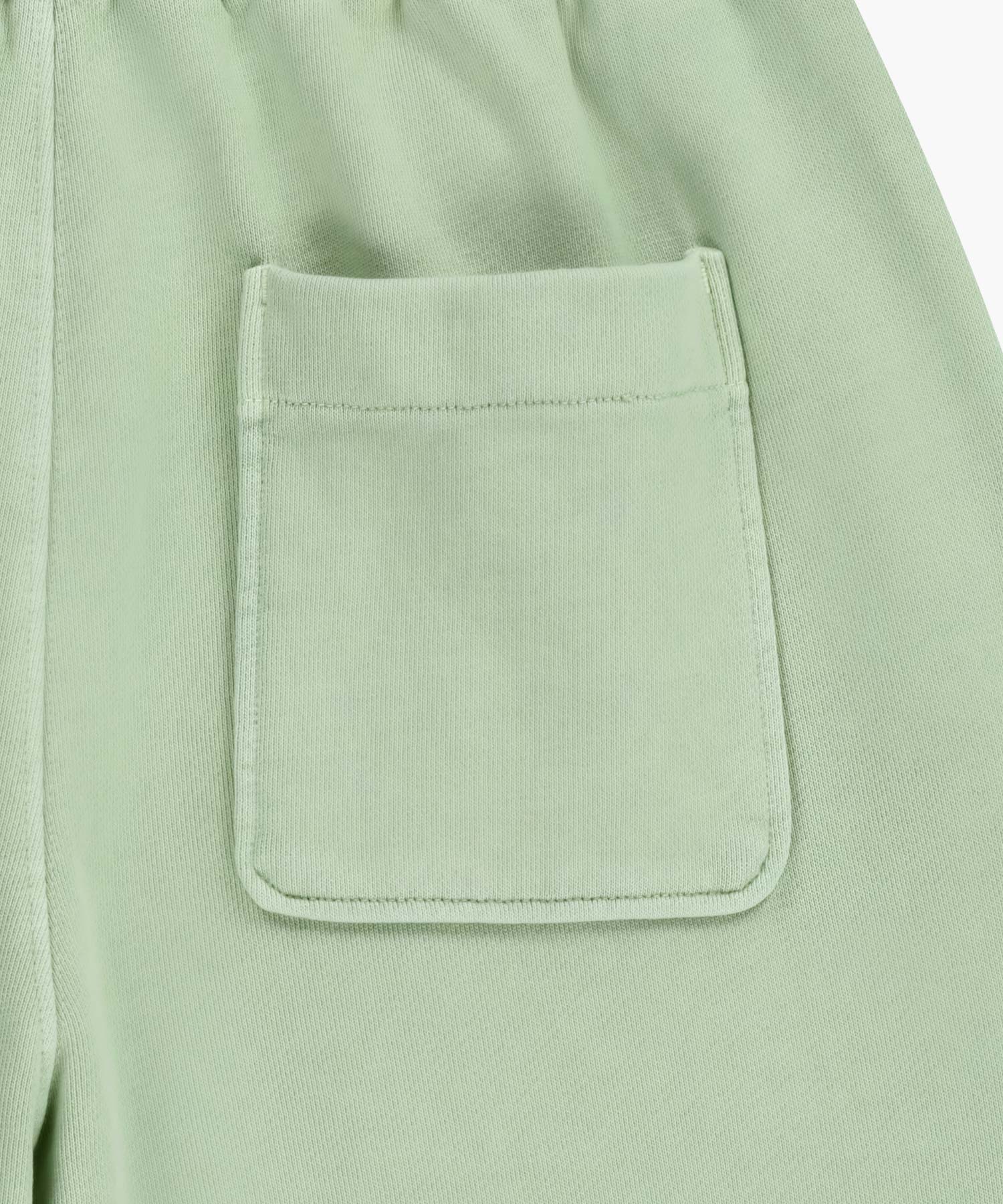 Marithe & Francois Girbaud - Outline Classic Logo Dyeing Tuck Wide Sweat Pants (Mint) product image 11 | TRAB K-Fashion Australia