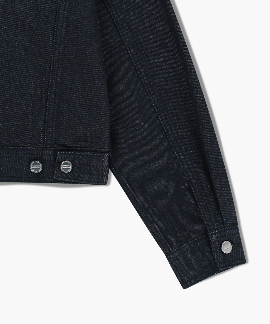 Marithe & Francois Girbaud - Denim Tuck Detail Jacket (Dark Blue) product image 11 | TRAB K-Fashion Australia