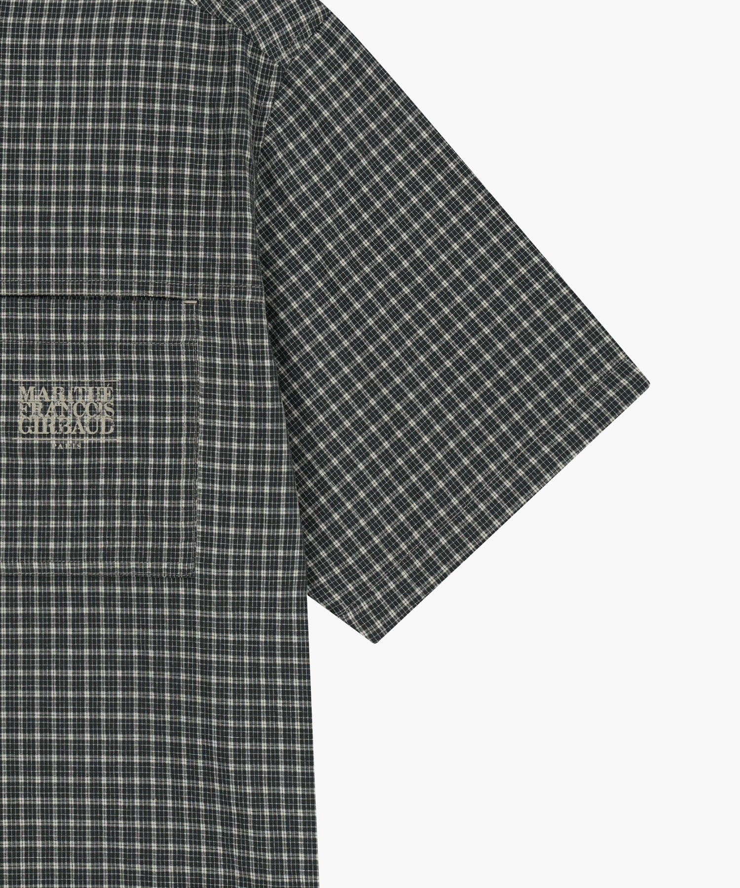 Marithe & Francois Girbaud - Check Half Sleeve Shirt (Dark Navy) product image 11 | TRAB K-Fashion Australia