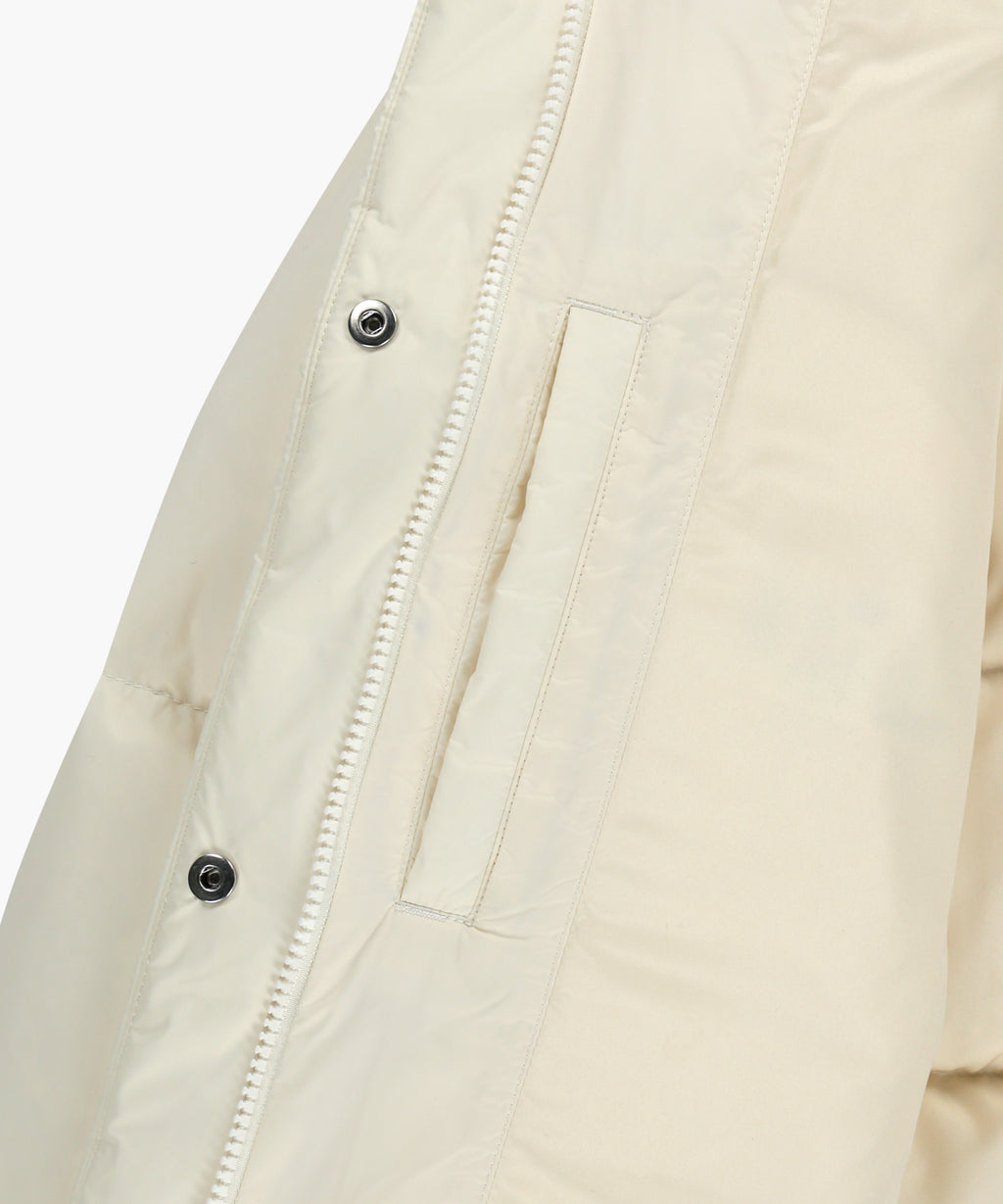 Marithe & Francois Girbaud - Basic Crop Down Jacket (Ivory) product image 11 | TRAB K-Fashion Australia