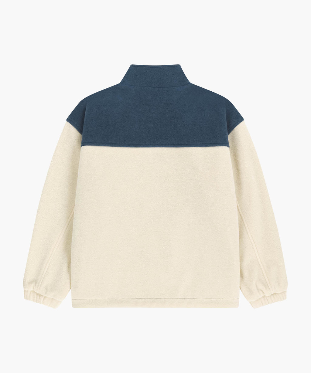 Marithe & Francois Girbaud - Classic Logo Reversible Fleece Jacket (Cream) product image 11 | TRAB K-Fashion Australia