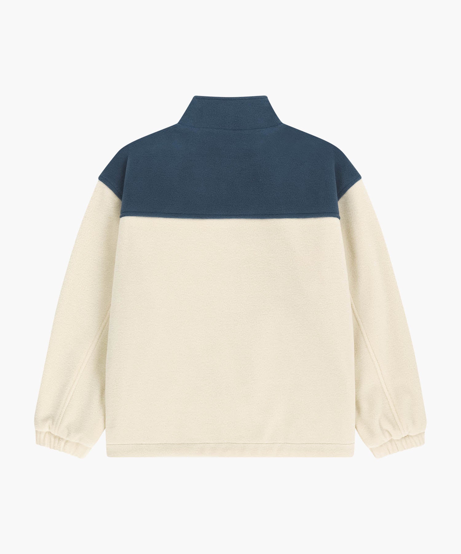 Marithe & Francois Girbaud - Classic Logo Reversible Fleece Jacket (Cream) product image 11 | TRAB K-Fashion Australia
