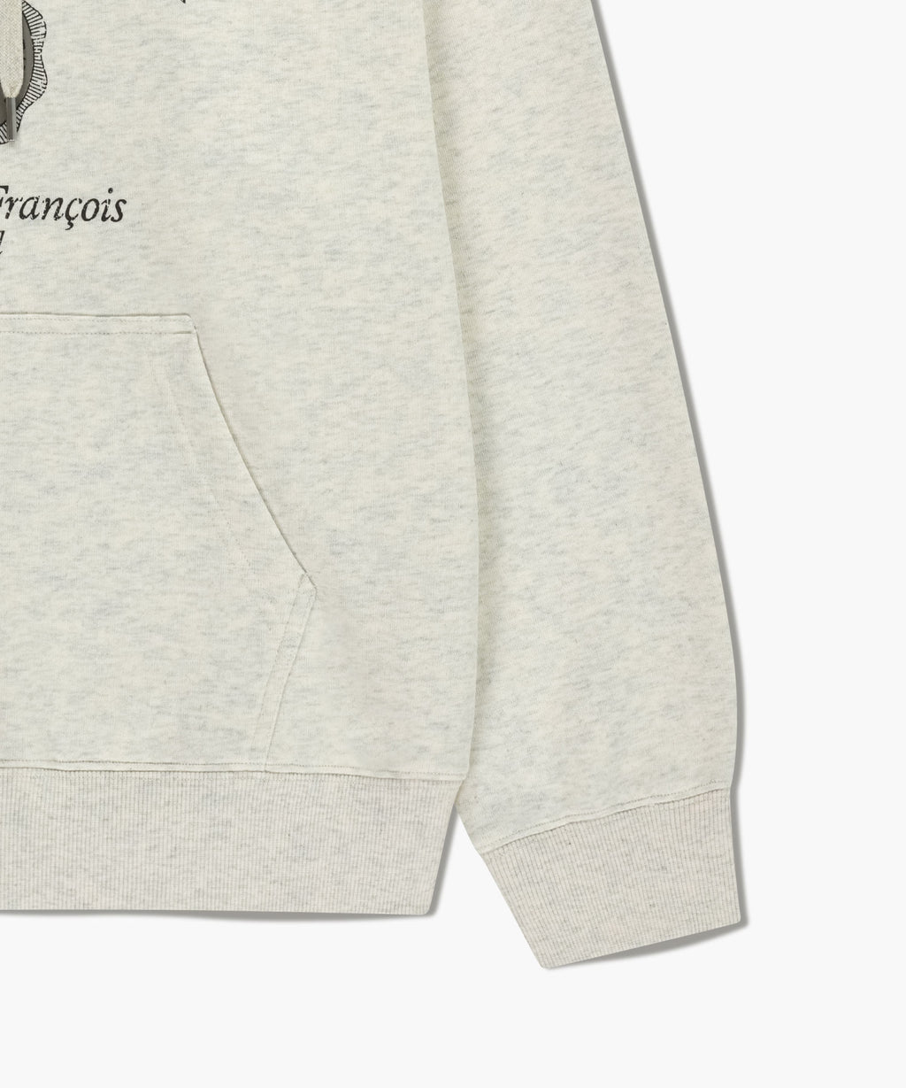 Marithe & Francois Girbaud - Crest Crack Logo Oversized Hoodie (Oatmeal) product image 11 | TRAB K-Fashion Australia