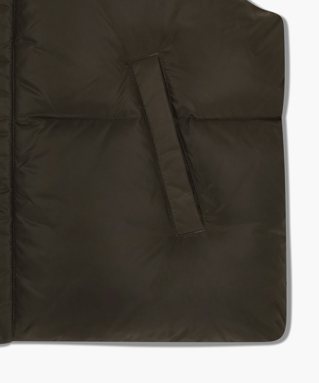 Marithe & Francois Girbaud - Classic Logo Down Vest (Dark Brown) product image 15 | TRAB K-Fashion Australia